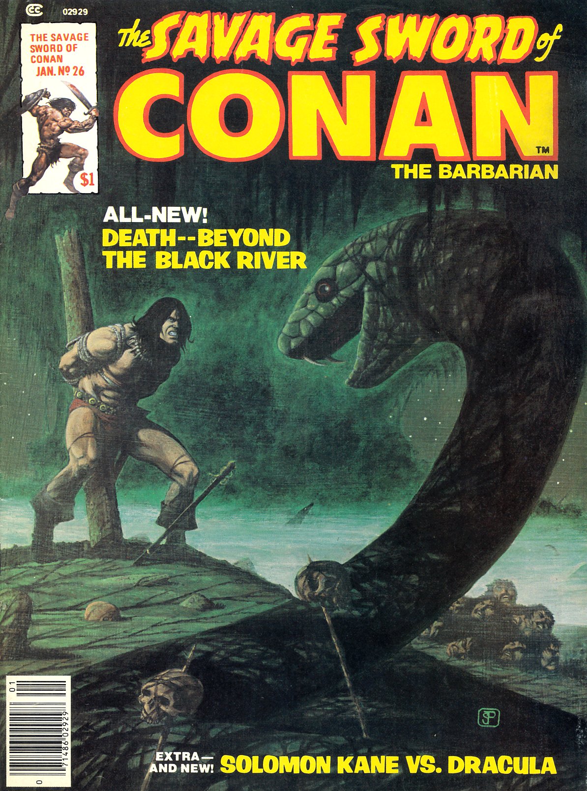 Read online The Savage Sword Of Conan comic -  Issue #26 - 1