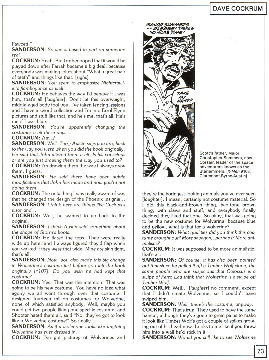 Read online The X-Men Companion comic -  Issue #1 - 73