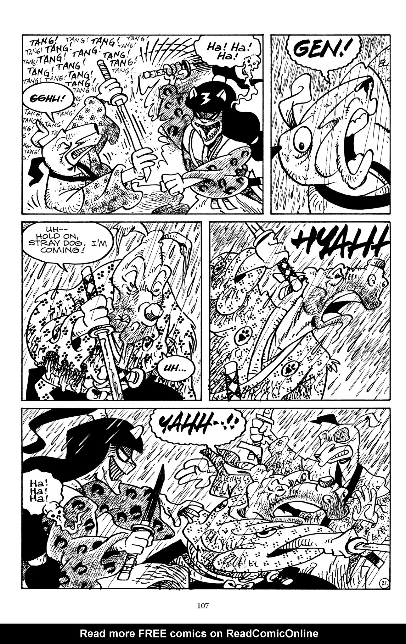 Read online The Usagi Yojimbo Saga comic -  Issue # TPB 6 - 106