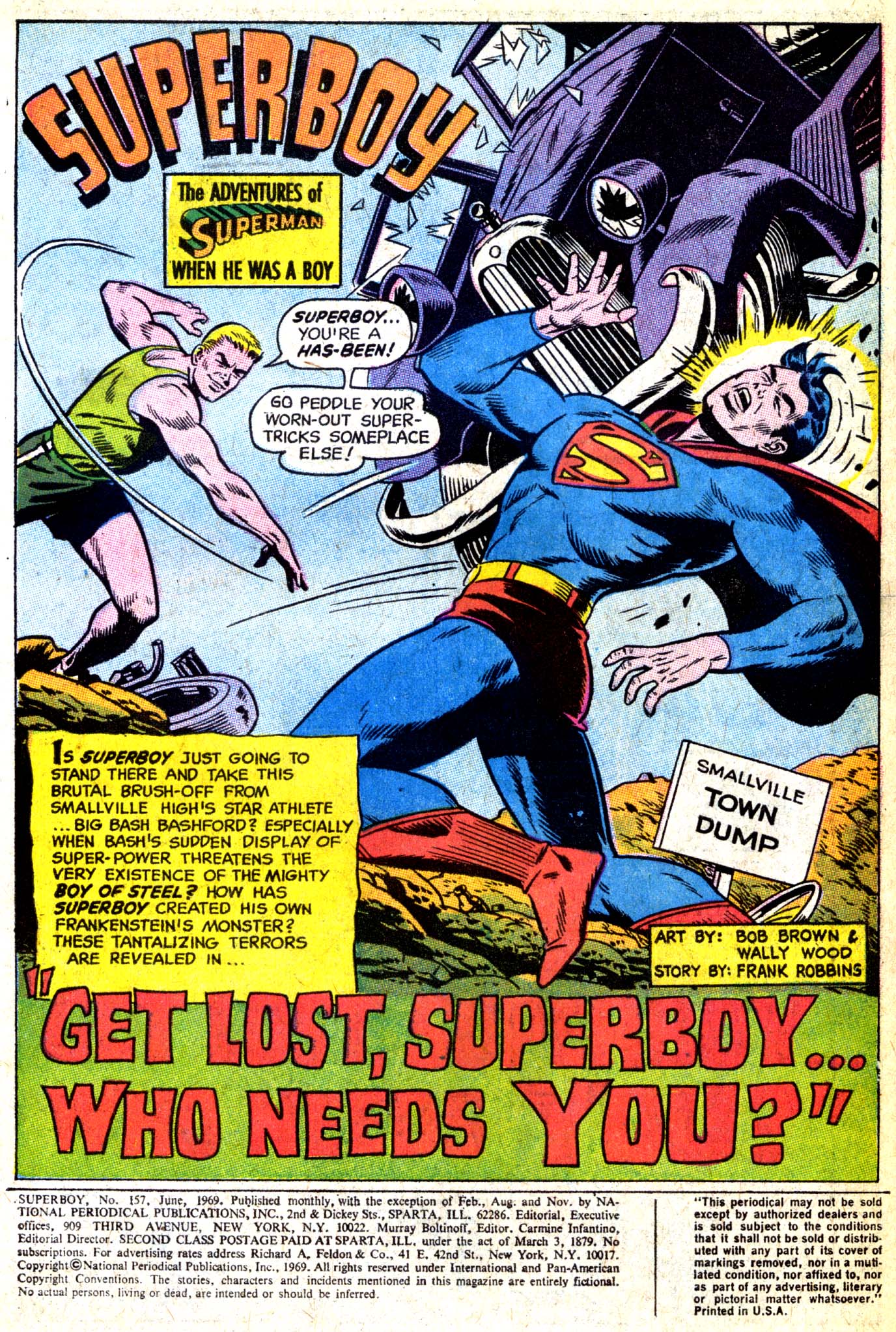 Read online Superboy (1949) comic -  Issue #157 - 2