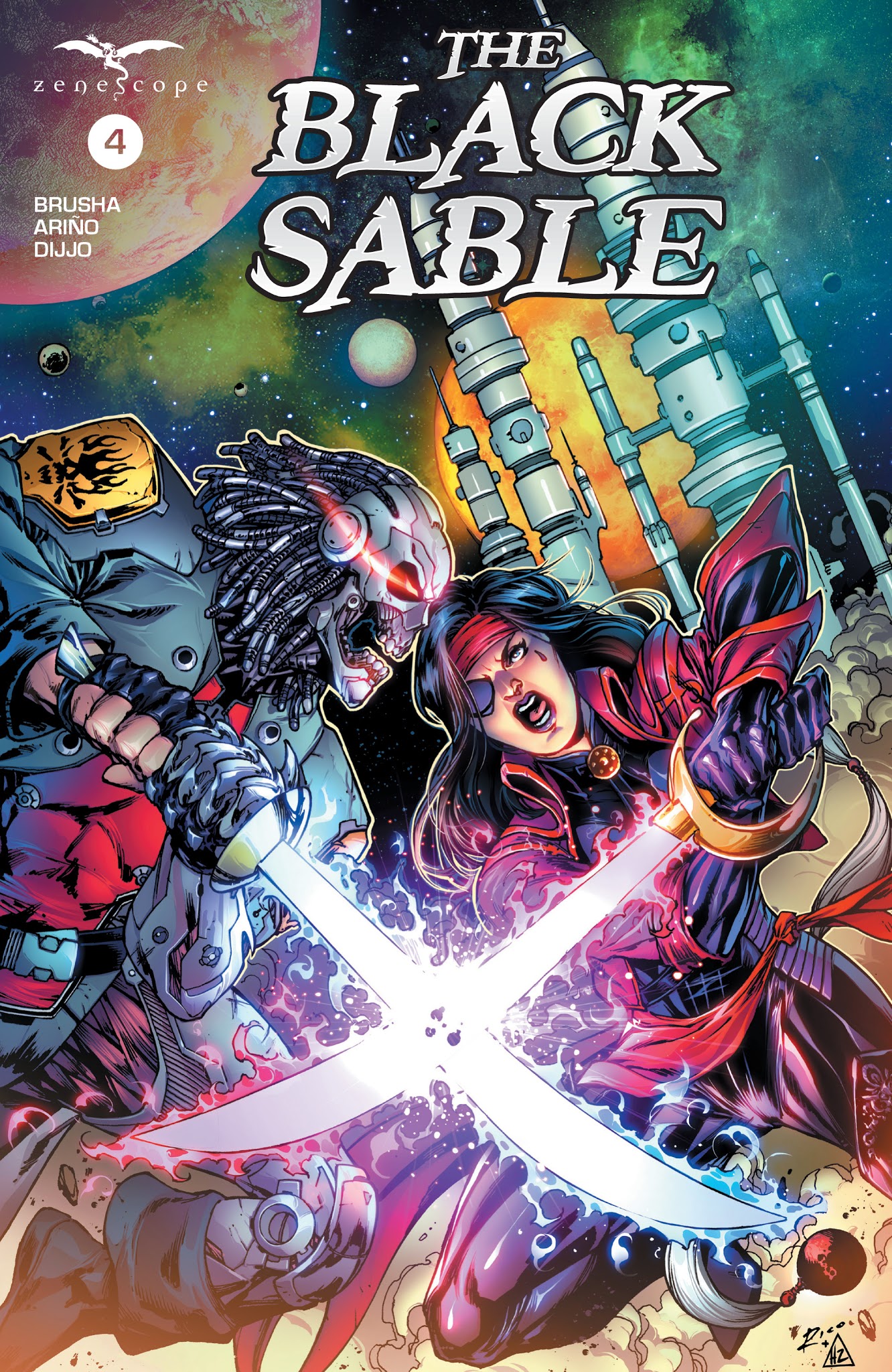 Read online The Black Sable comic -  Issue #4 - 1