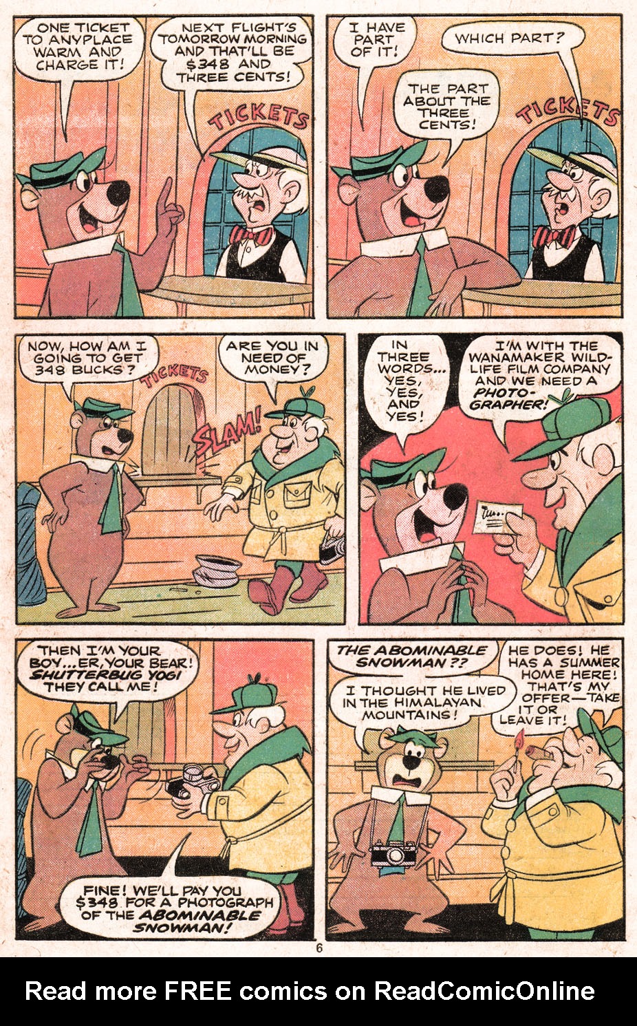 Read online Yogi Bear comic -  Issue #3 - 8