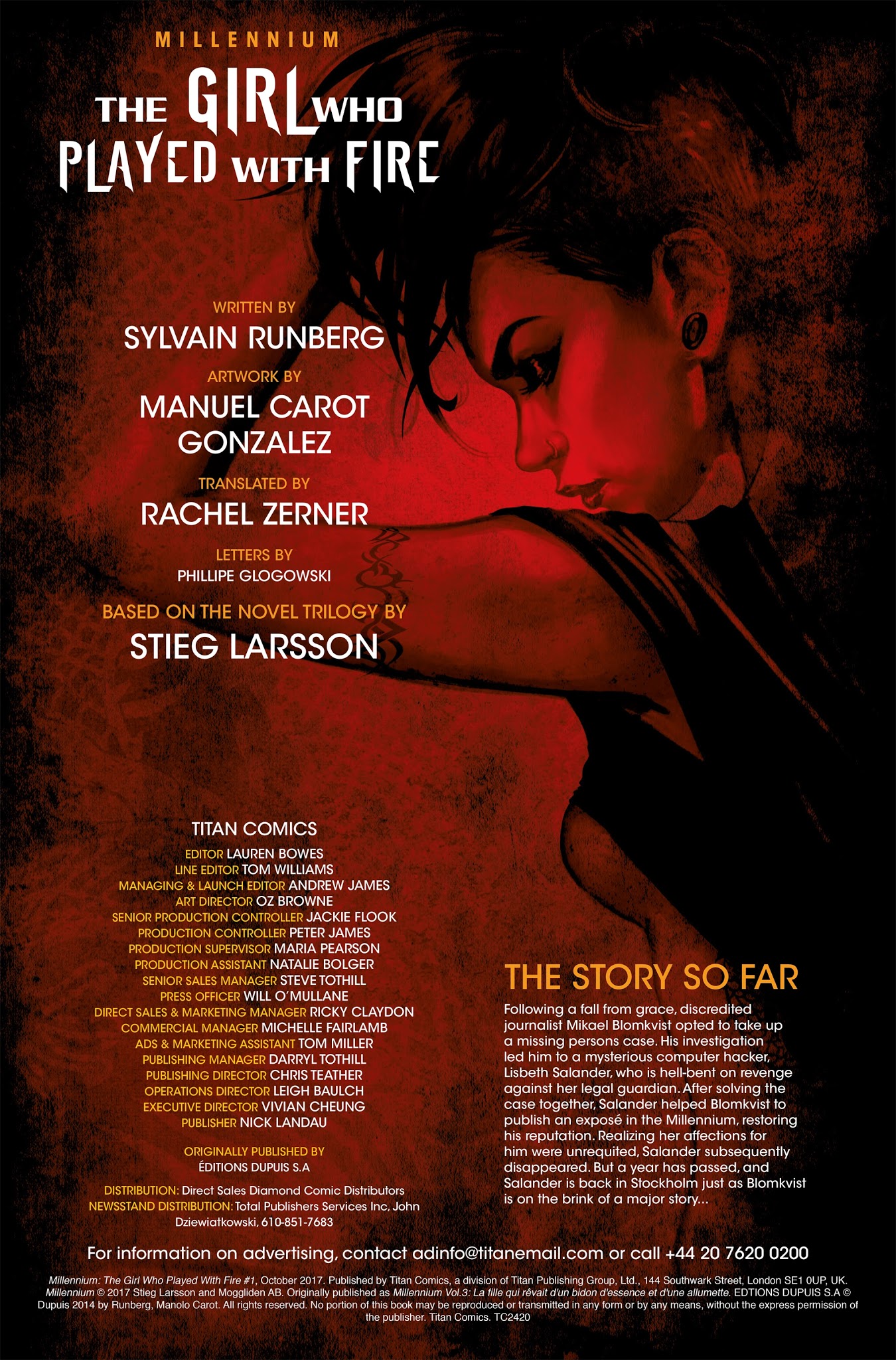 Read online Millennium: The Girl Who Played With Fire comic -  Issue #1 - 4