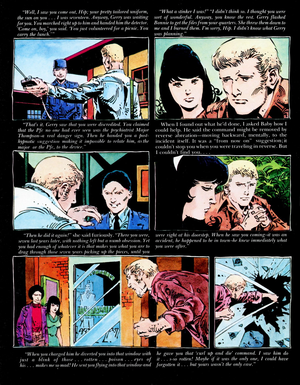 Read online Heavy Metal Presents Theodore Sturgeon's More Than Human comic -  Issue # TPB - 102