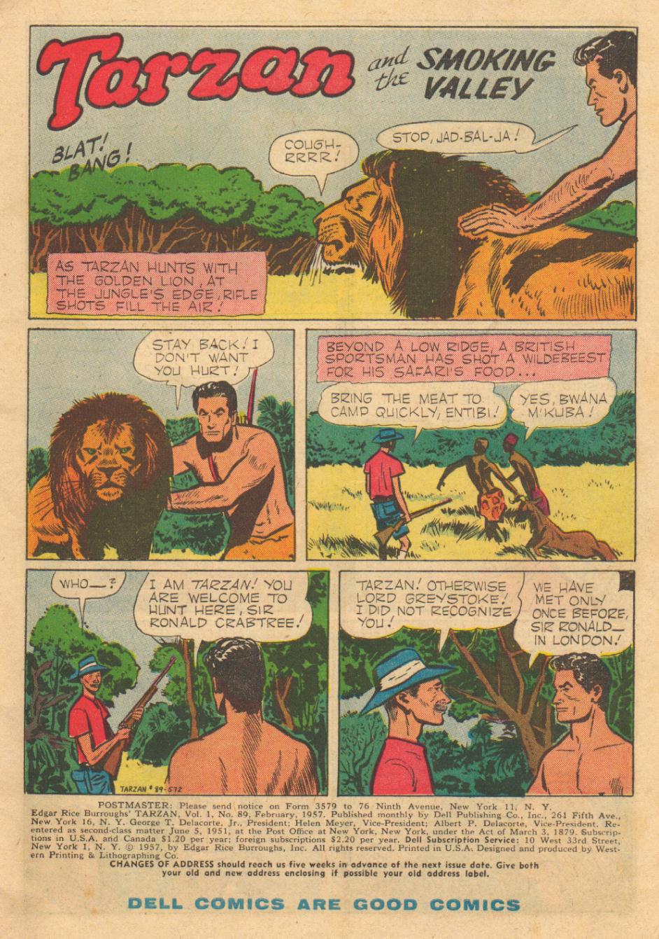 Read online Tarzan (1948) comic -  Issue #89 - 3