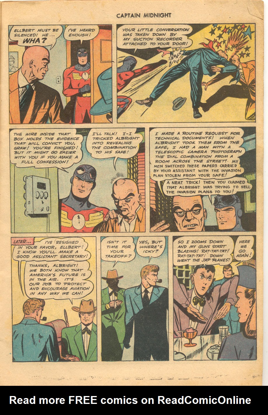 Read online Captain Midnight (1942) comic -  Issue #51 - 15