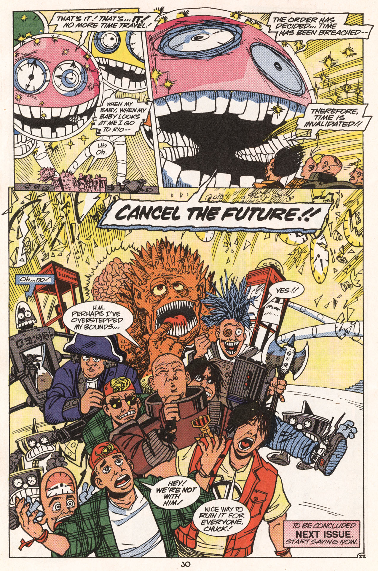 Read online Bill & Ted's Excellent Comic Book comic -  Issue #6 - 30