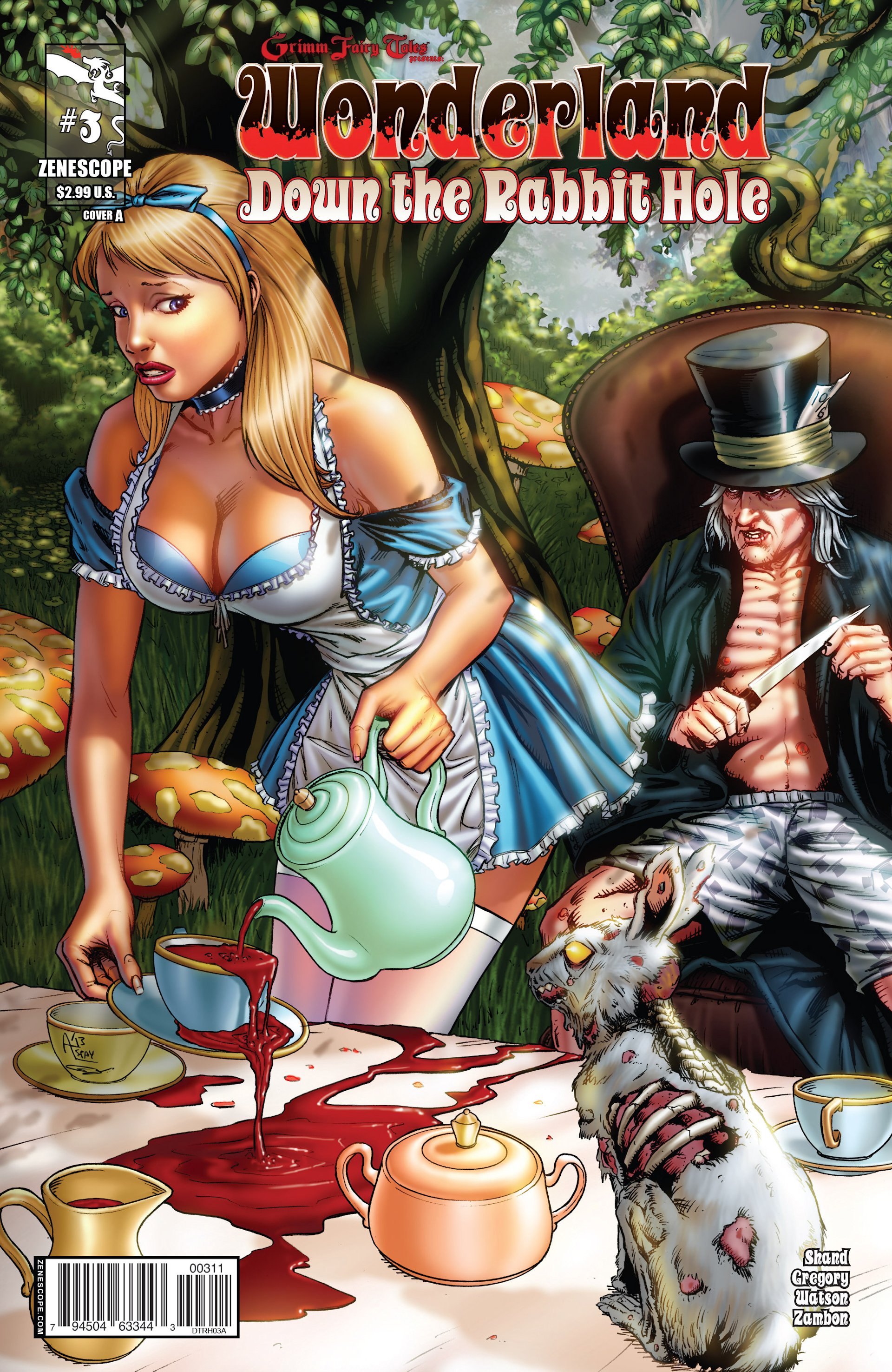 Read online Grimm Fairy Tales presents Wonderland: Down the Rabbit Hole comic -  Issue #3 - 1