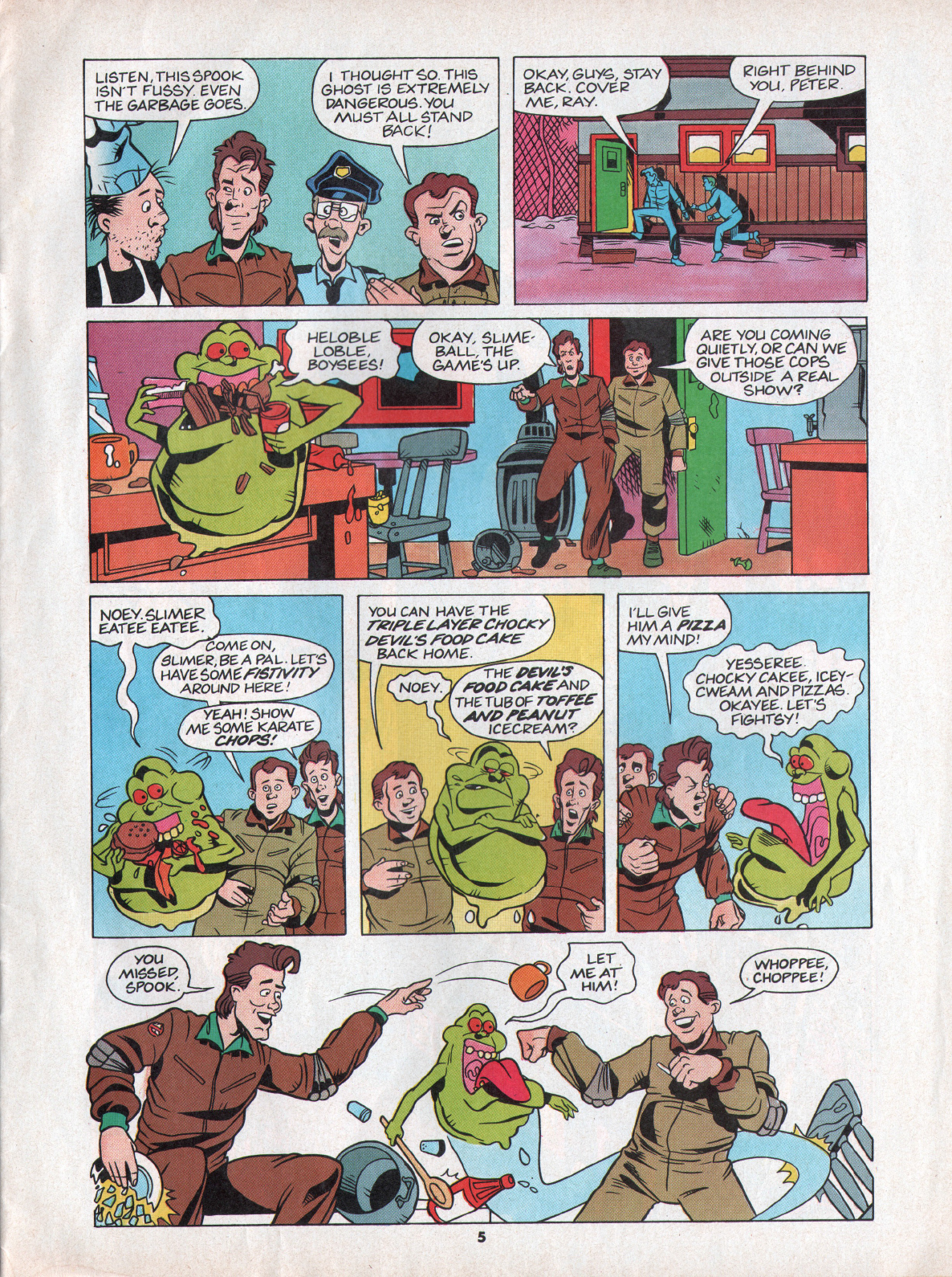 Read online The Real Ghostbusters comic -  Issue #77 - 5