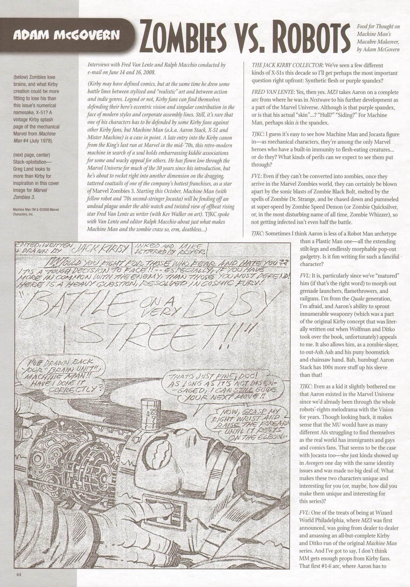 Read online The Jack Kirby Collector comic -  Issue #51 - 45