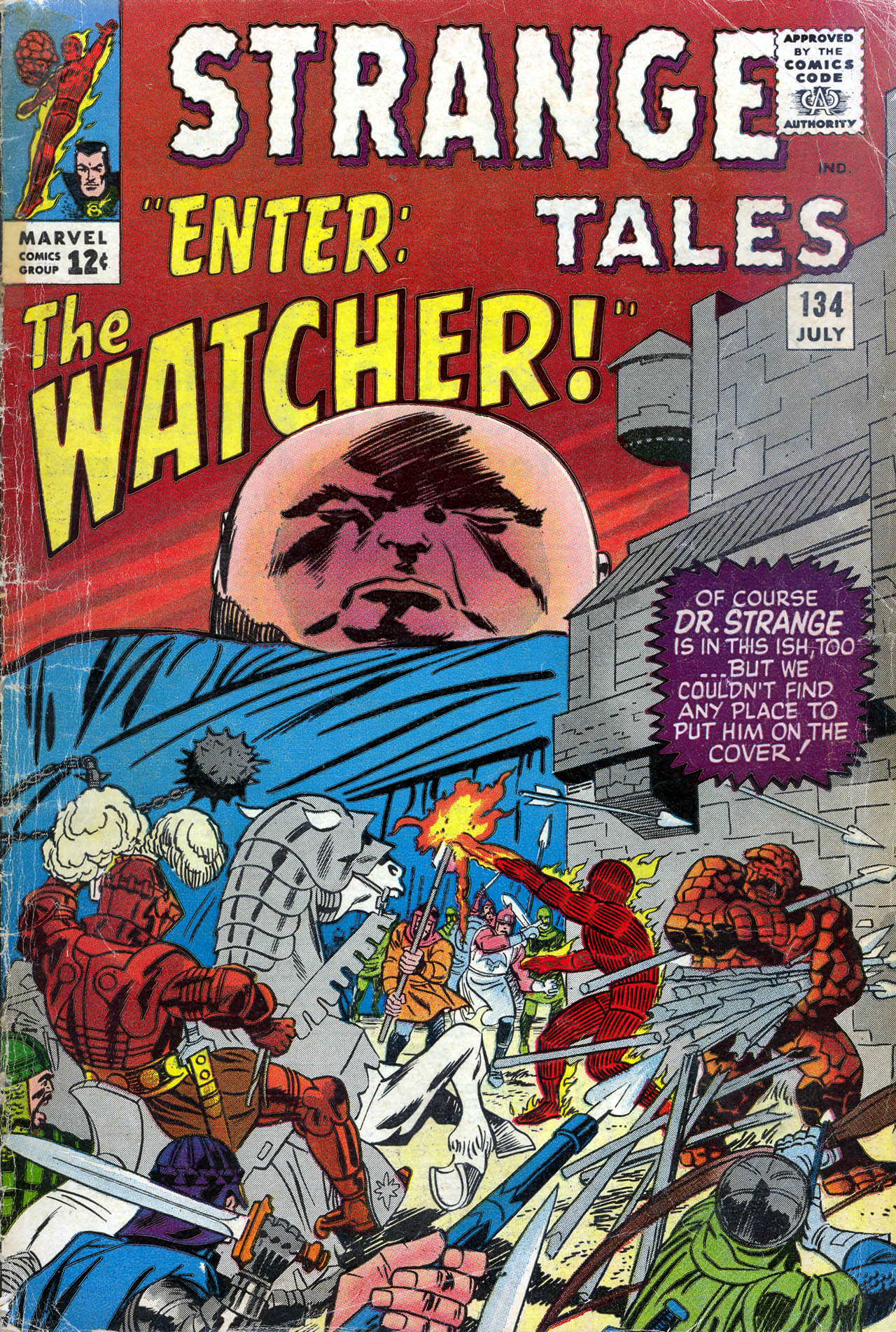 Read online Strange Tales (1951) comic -  Issue #134 - 1