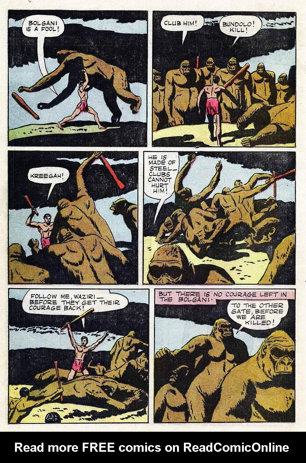 Read online Tarzan (1948) comic -  Issue #10 - 24