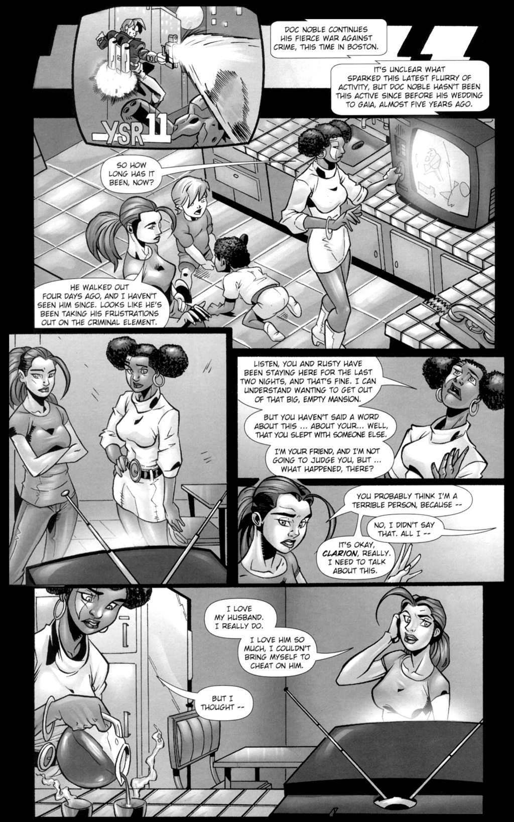 Read online Noble Causes: Distant Relatives comic -  Issue #3 - 23