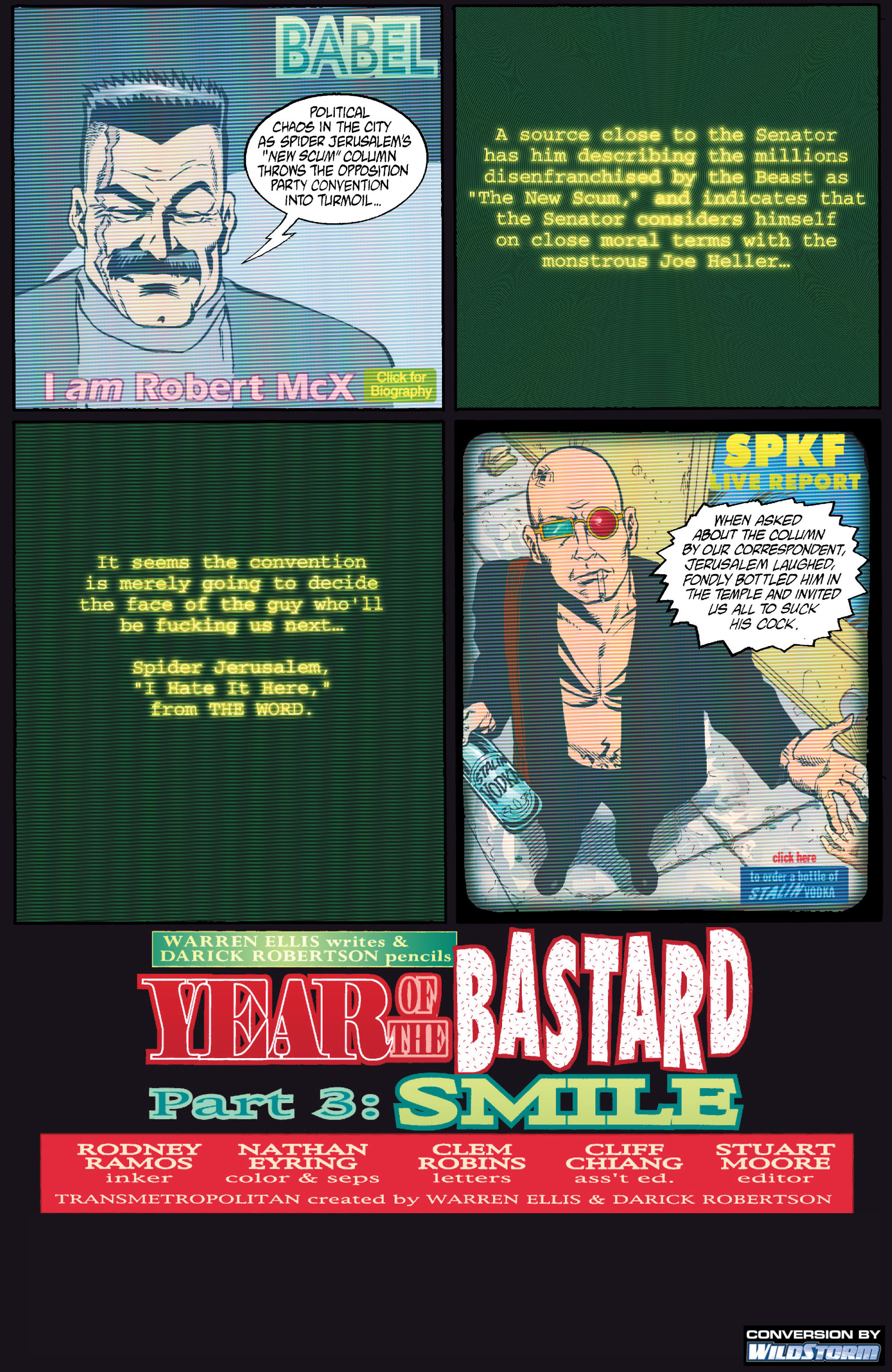 Read online Transmetropolitan comic -  Issue #15 - 2