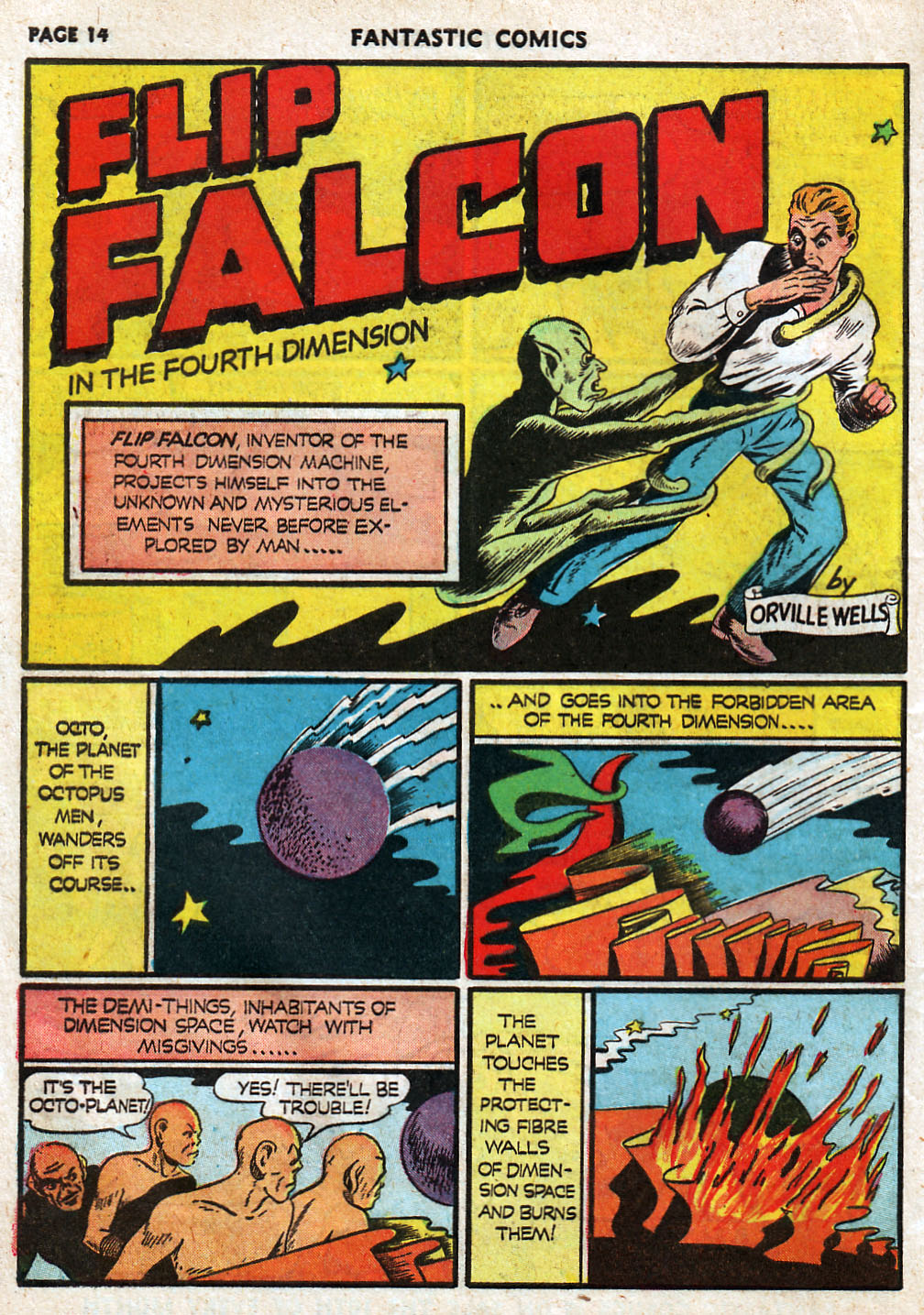 Read online Fantastic Comics comic -  Issue #17 - 16