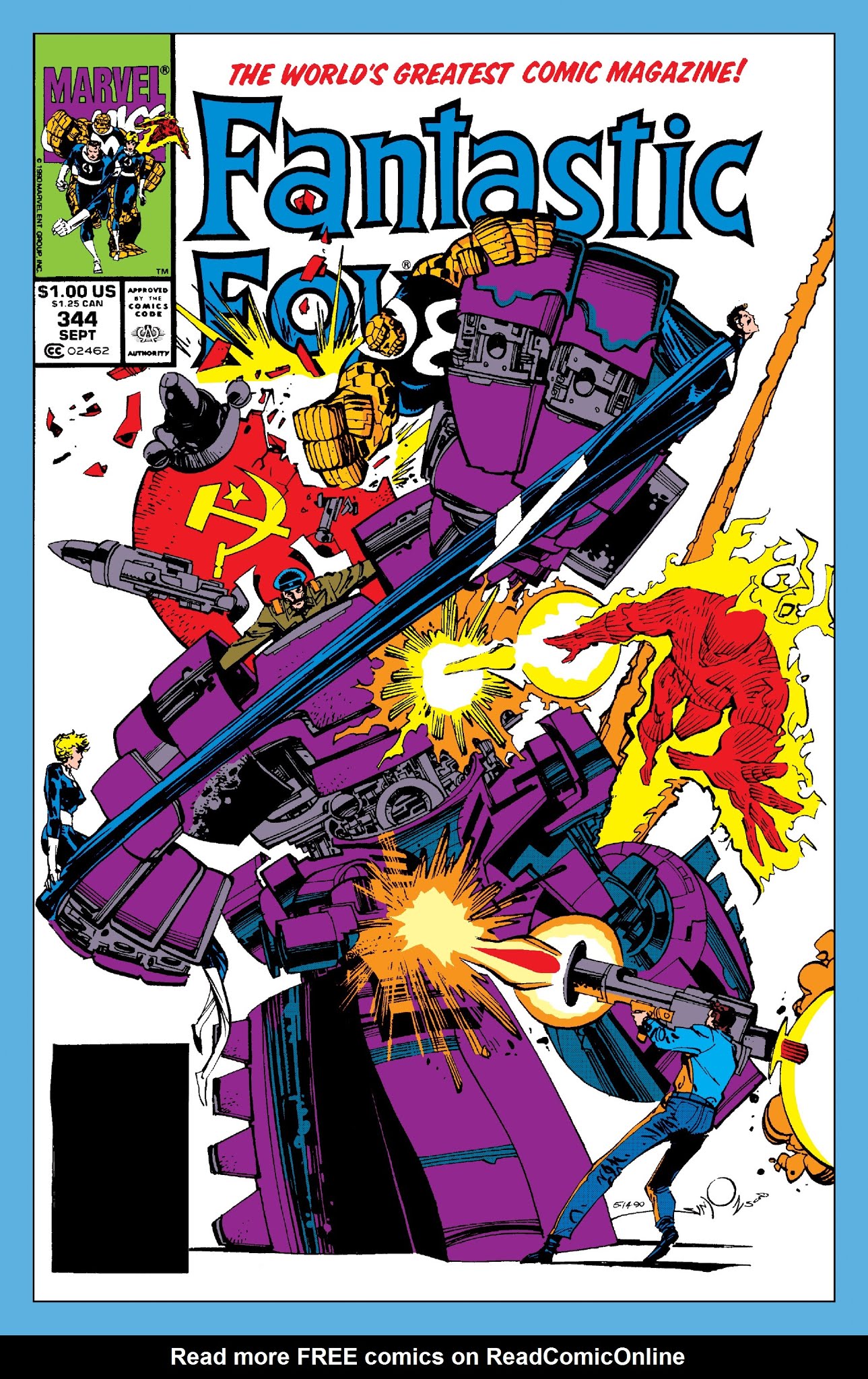 Read online Fantastic Four Visionaries: Walter Simonson comic -  Issue # TPB 2 (Part 1) - 51