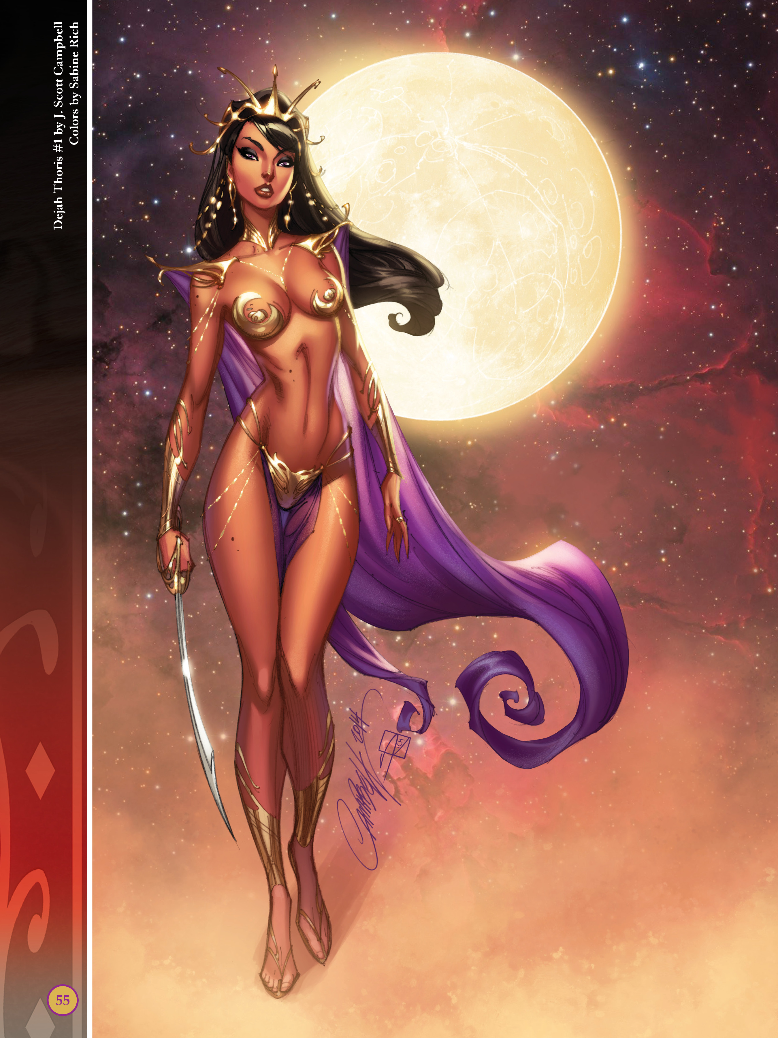 Read online The Art of Dejah Thoris and the Worlds of Mars comic -  Issue # TPB 2 (Part 1) - 54
