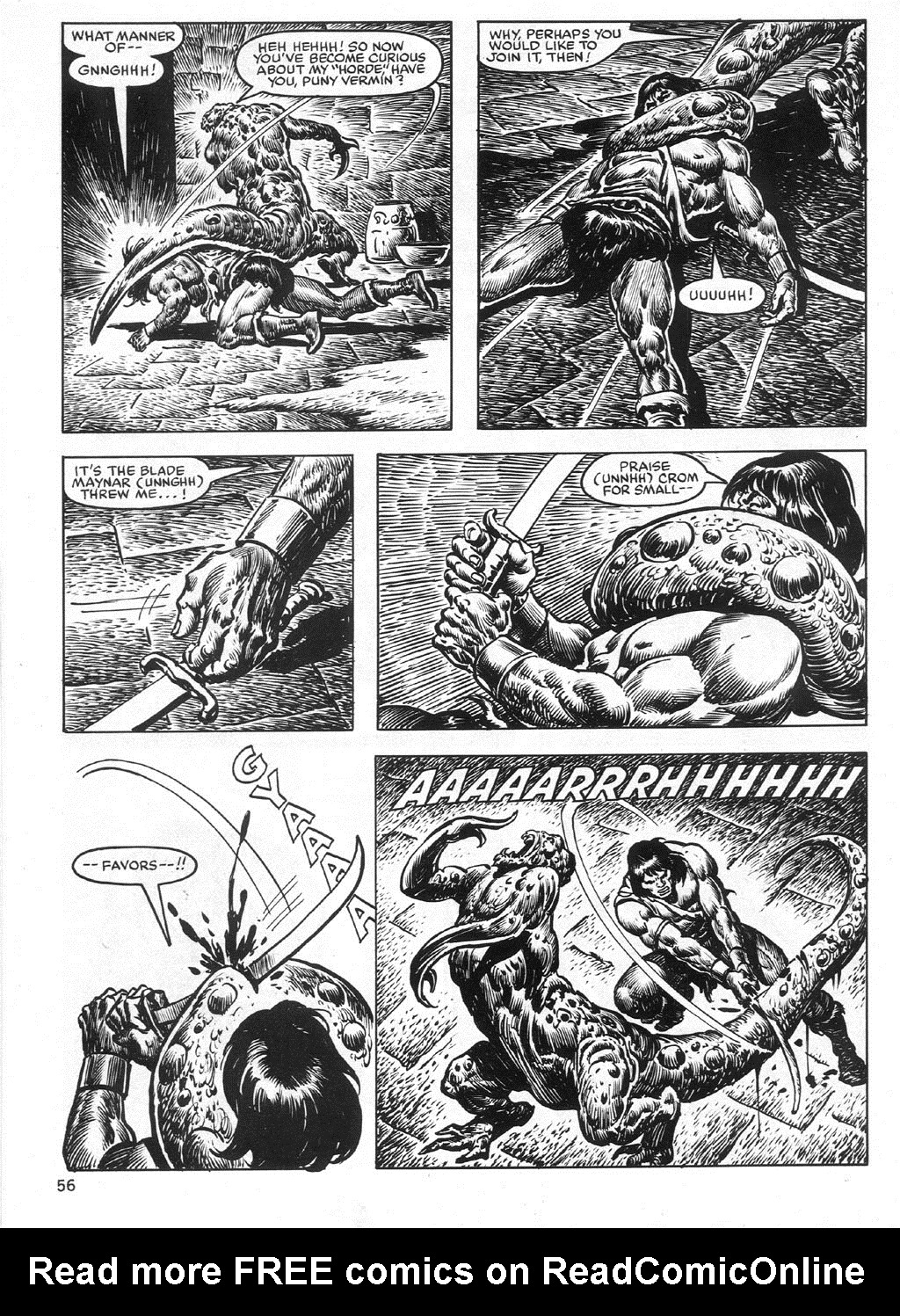 Read online The Savage Sword Of Conan comic -  Issue #99 - 55