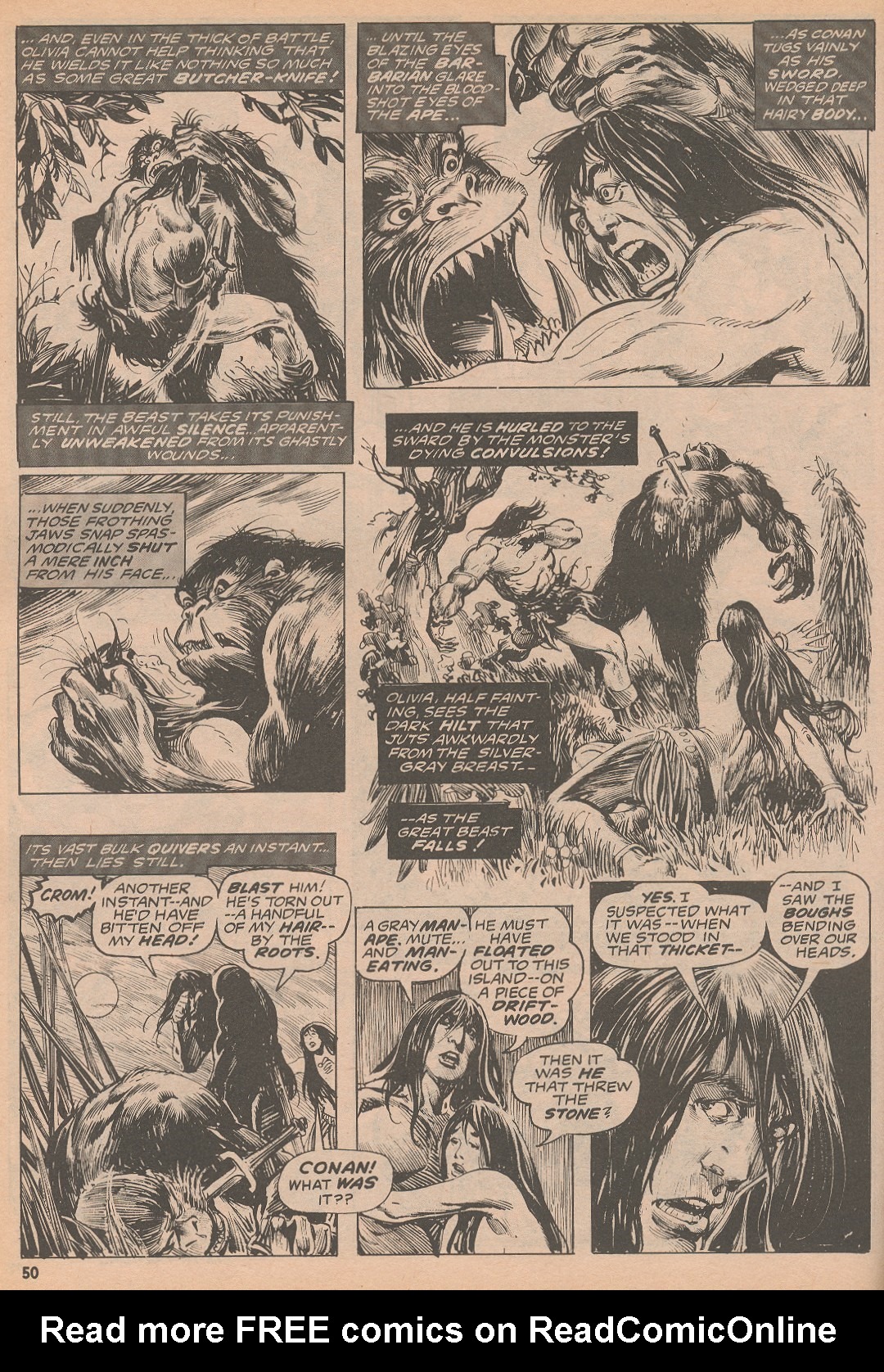 Read online The Savage Sword Of Conan comic -  Issue #4 - 50