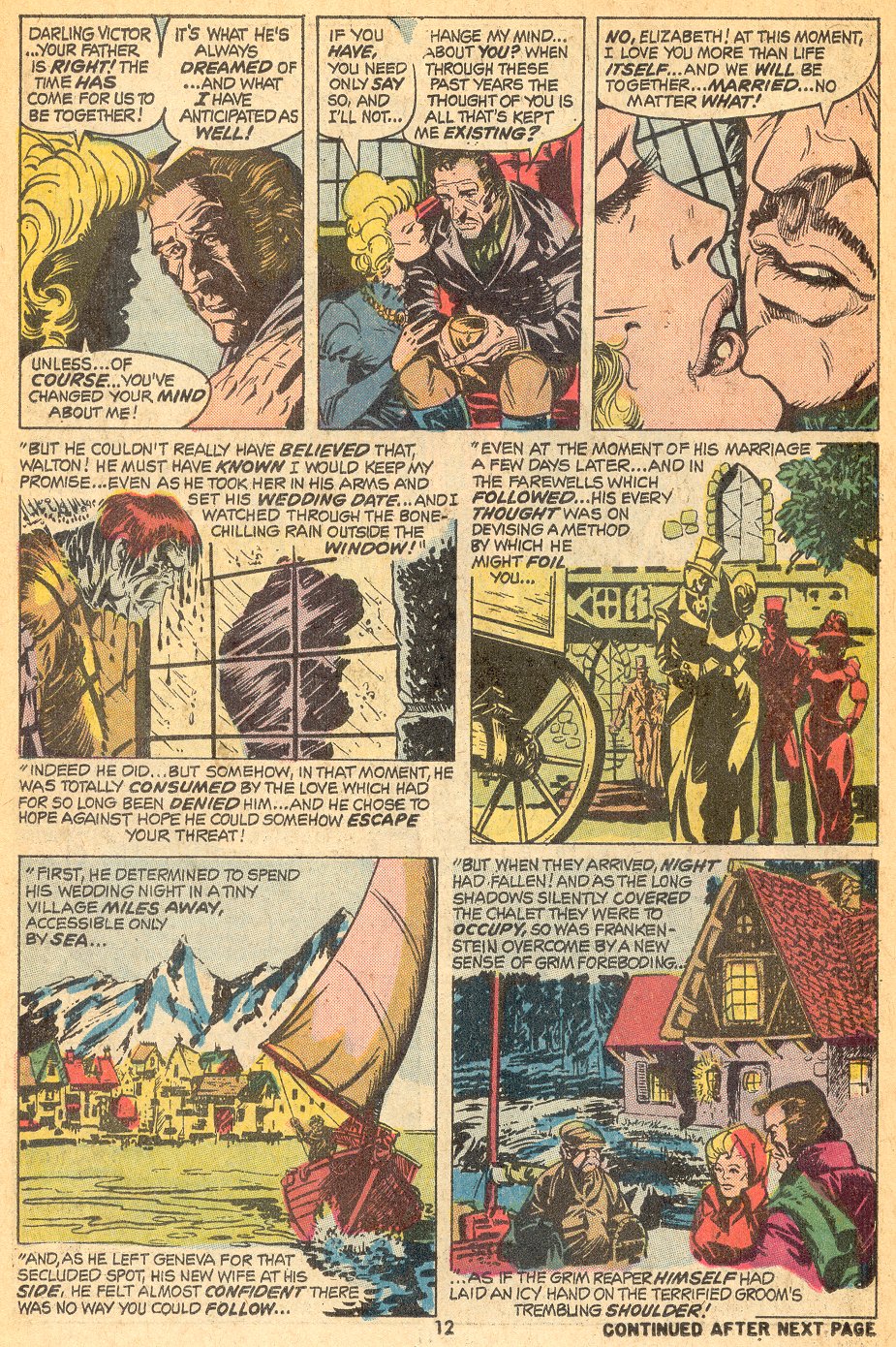 Read online Frankenstein (1973) comic -  Issue #3 - 10