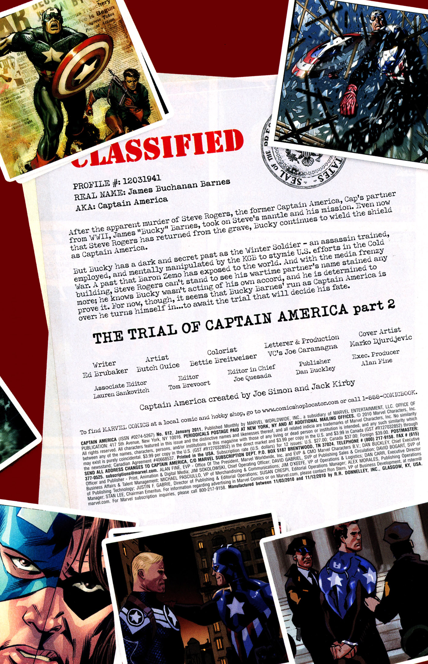 Read online Captain America (1968) comic -  Issue #612 - 2