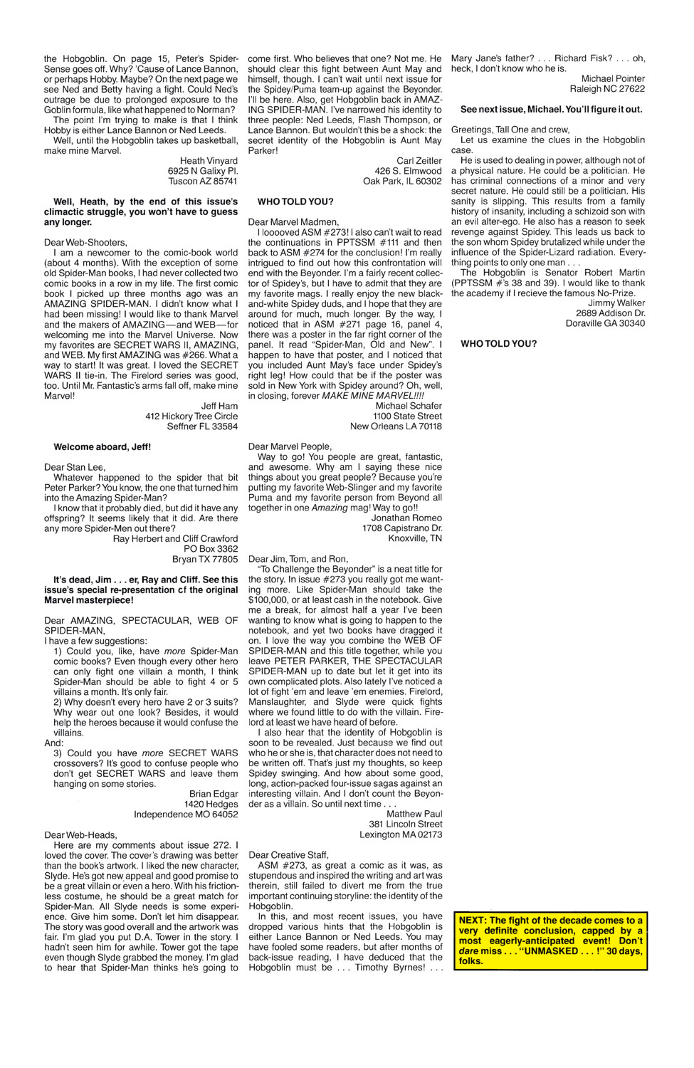 Read online The Amazing Spider-Man (1963) comic -  Issue #275 - 40