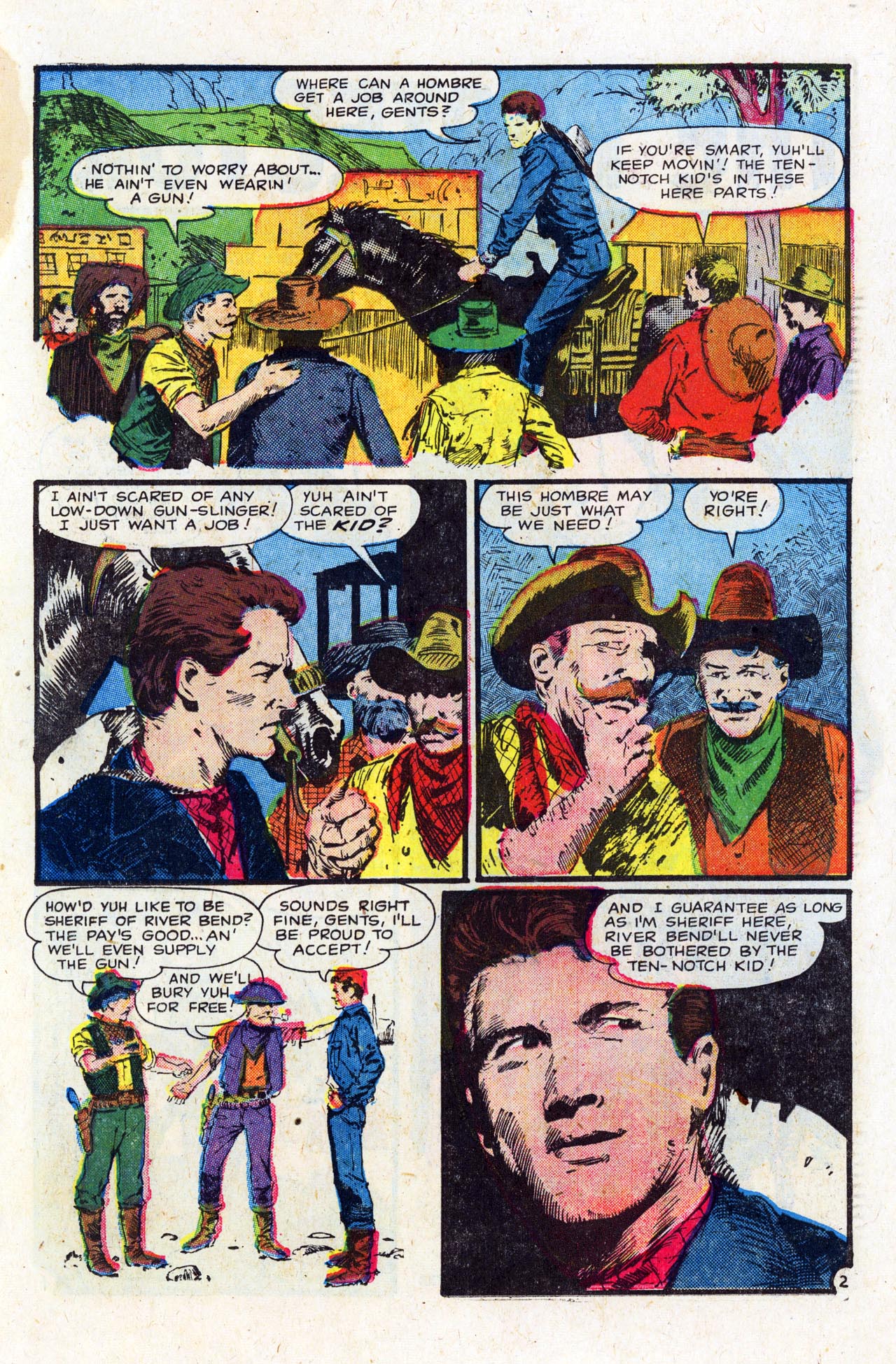 Read online The Outlaw Kid (1954) comic -  Issue #10 - 22
