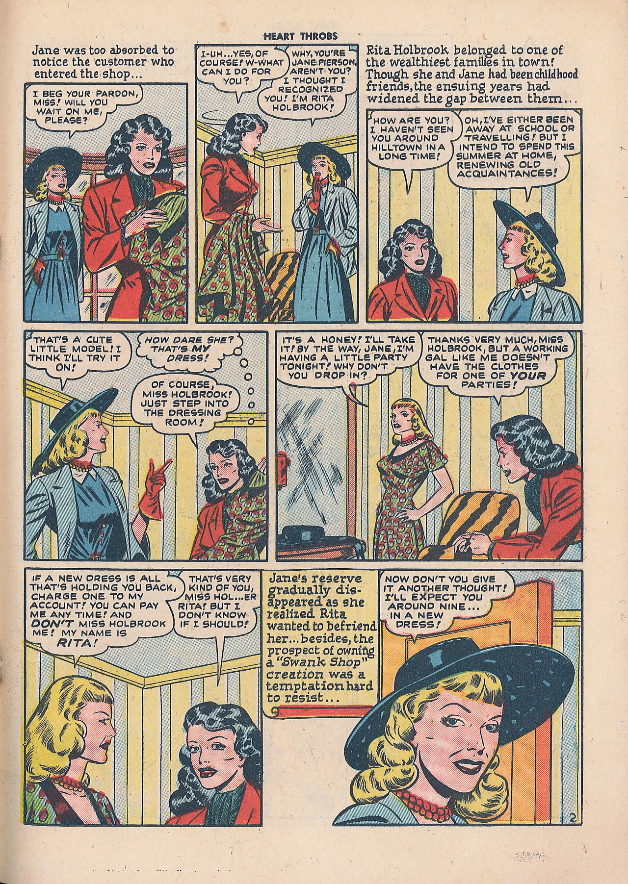 Read online Heart Throbs comic -  Issue #3 - 19