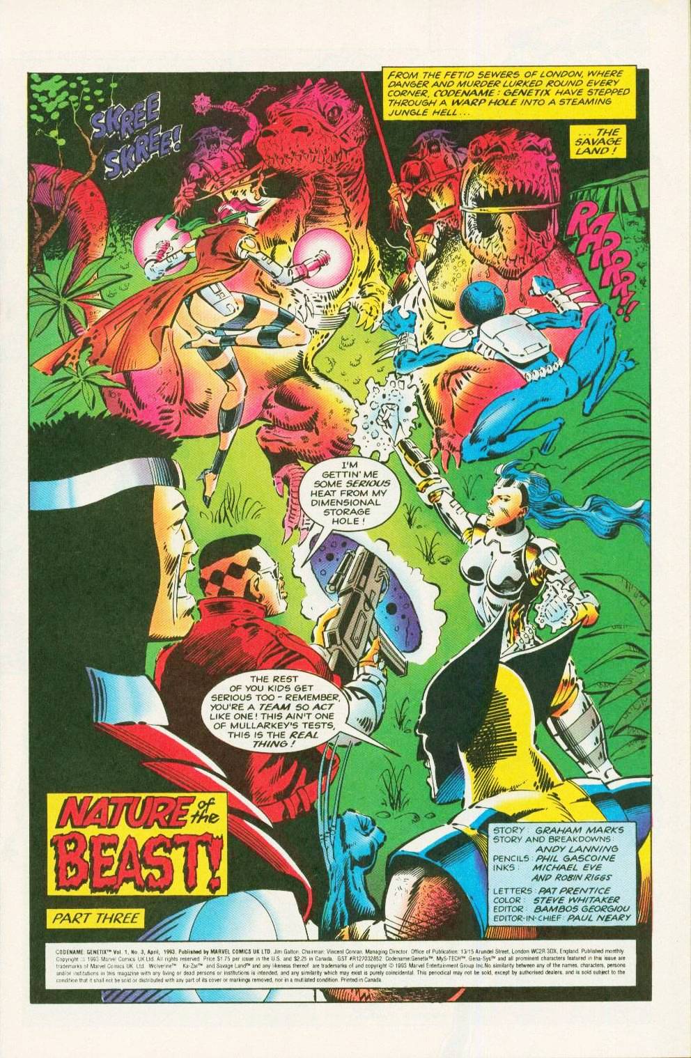 Read online Codename: Genetix comic -  Issue #3 - 2