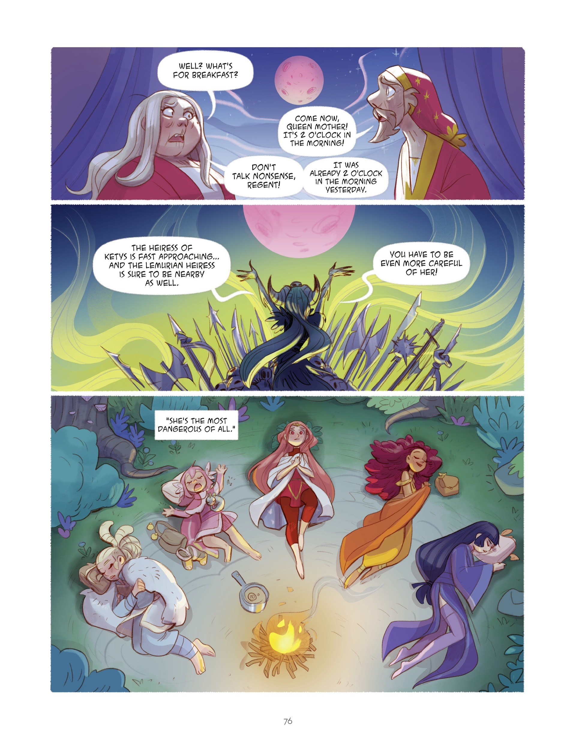 Read online The Unicorn Legacy: Call of the Goddess comic -  Issue # TPB - 75