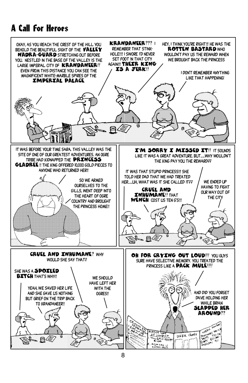 Read online Knights of the Dinner Table comic -  Issue #7 - 10
