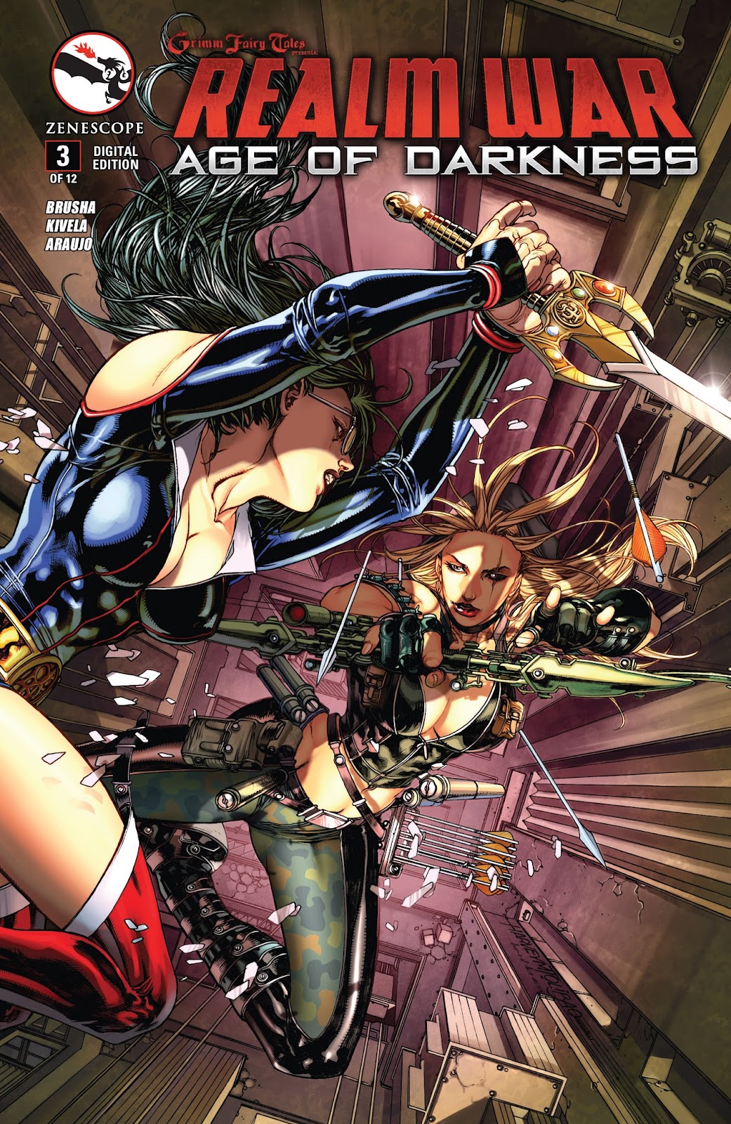 Grimm Fairy Tales Presents Realm War Age Of Darkness #10 FN 10B cover 