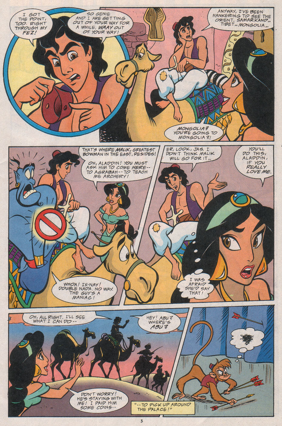 Read online Disney's Aladdin comic -  Issue #9 - 5