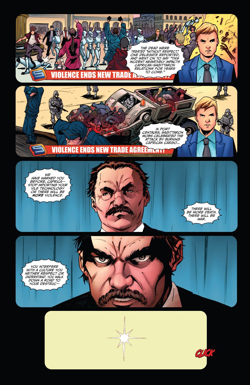Battlestar Galactica: Cylon War issue 1 - Page 8