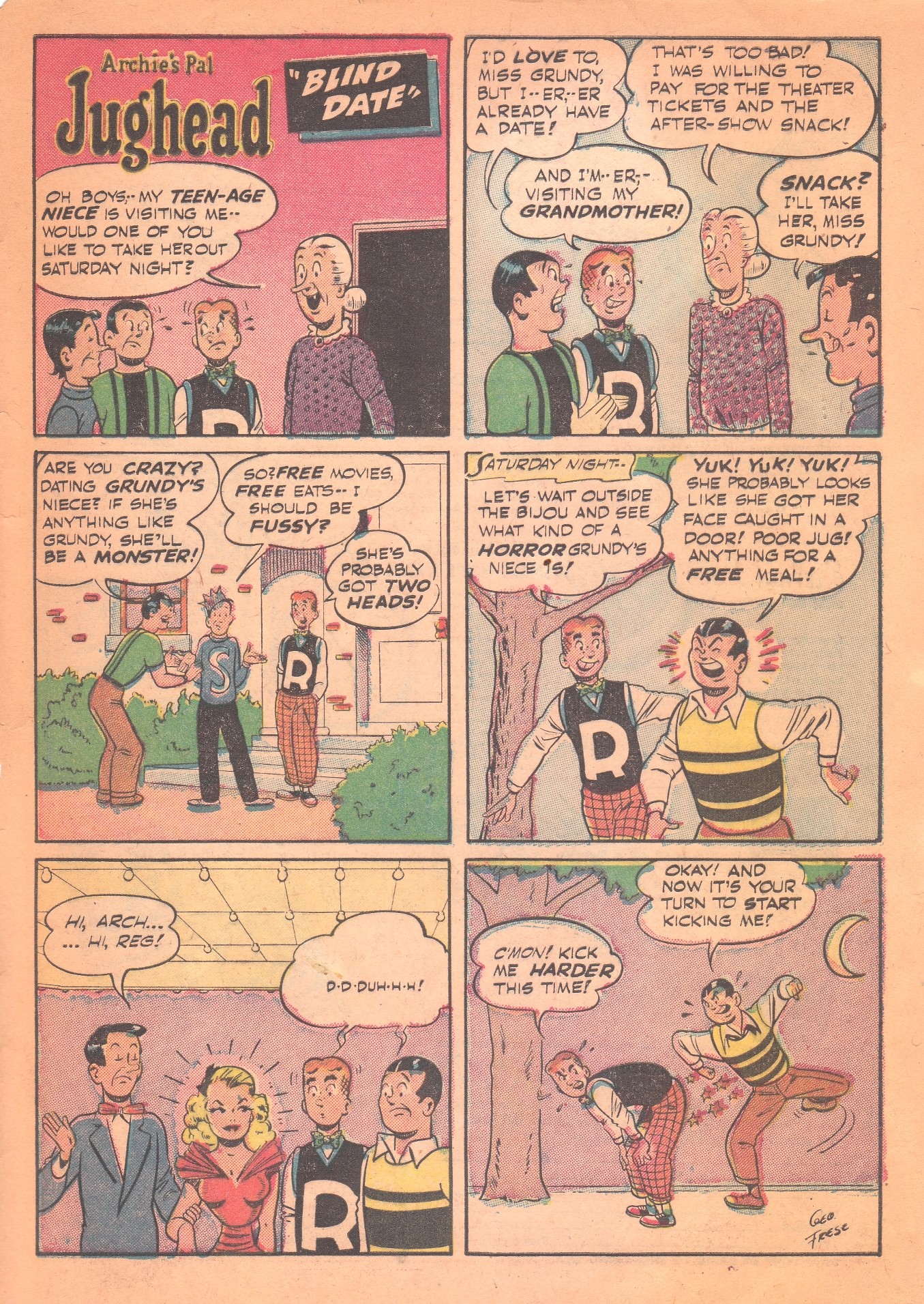 Read online Archie's Pal Jughead comic -  Issue #9 - 34