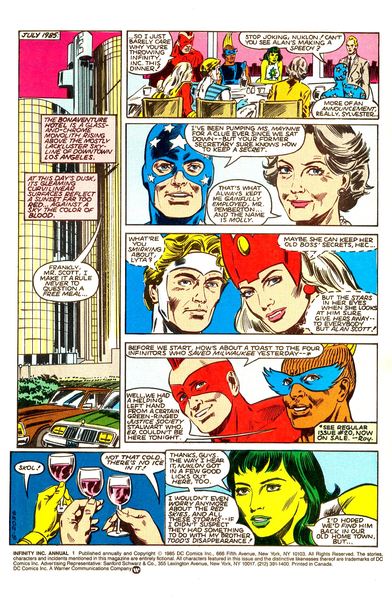 Read online Infinity Inc. (1984) comic -  Issue # _Annual 1 - 3