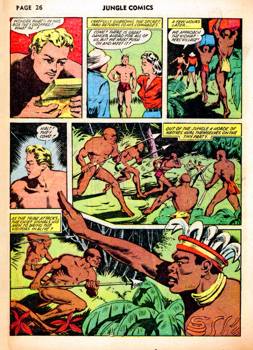 Read online Jungle Comics comic -  Issue #37 - 28