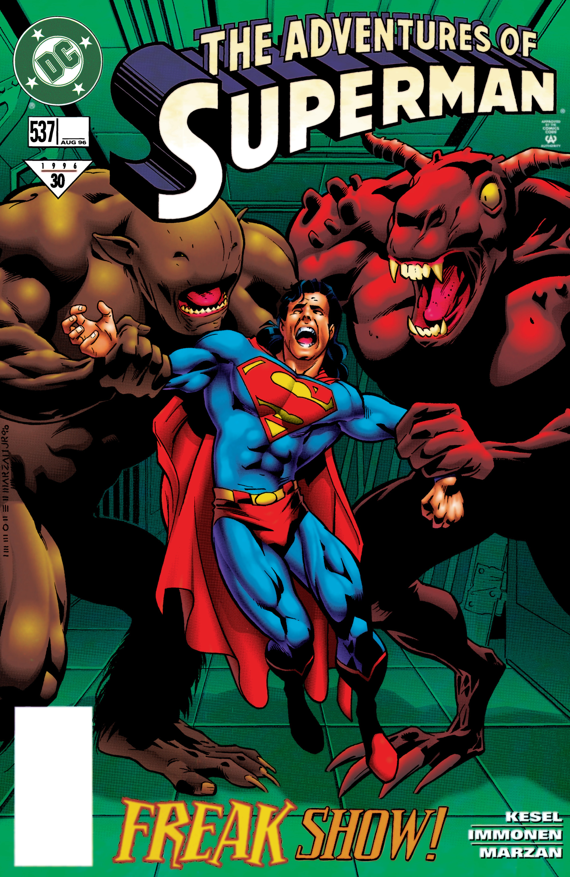 Read online Adventures of Superman (1987) comic -  Issue #537 - 1