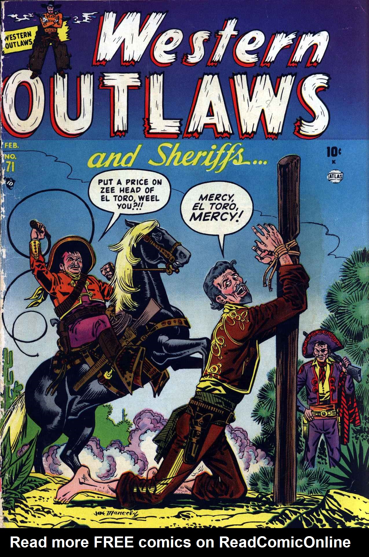 Read online Western Outlaws and Sheriffs comic -  Issue #71 - 1