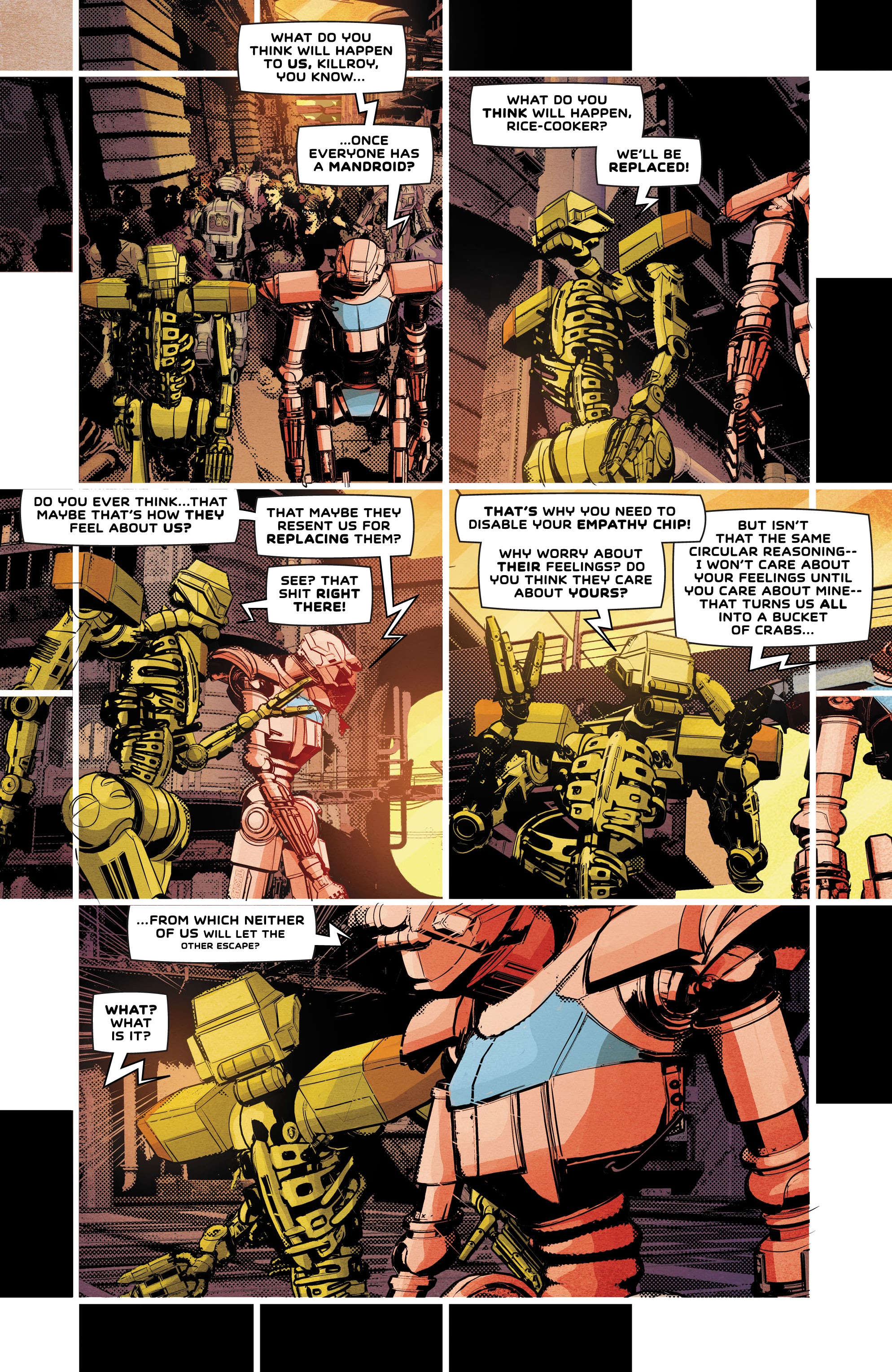 Read online Not All Robots comic -  Issue #1 - 18