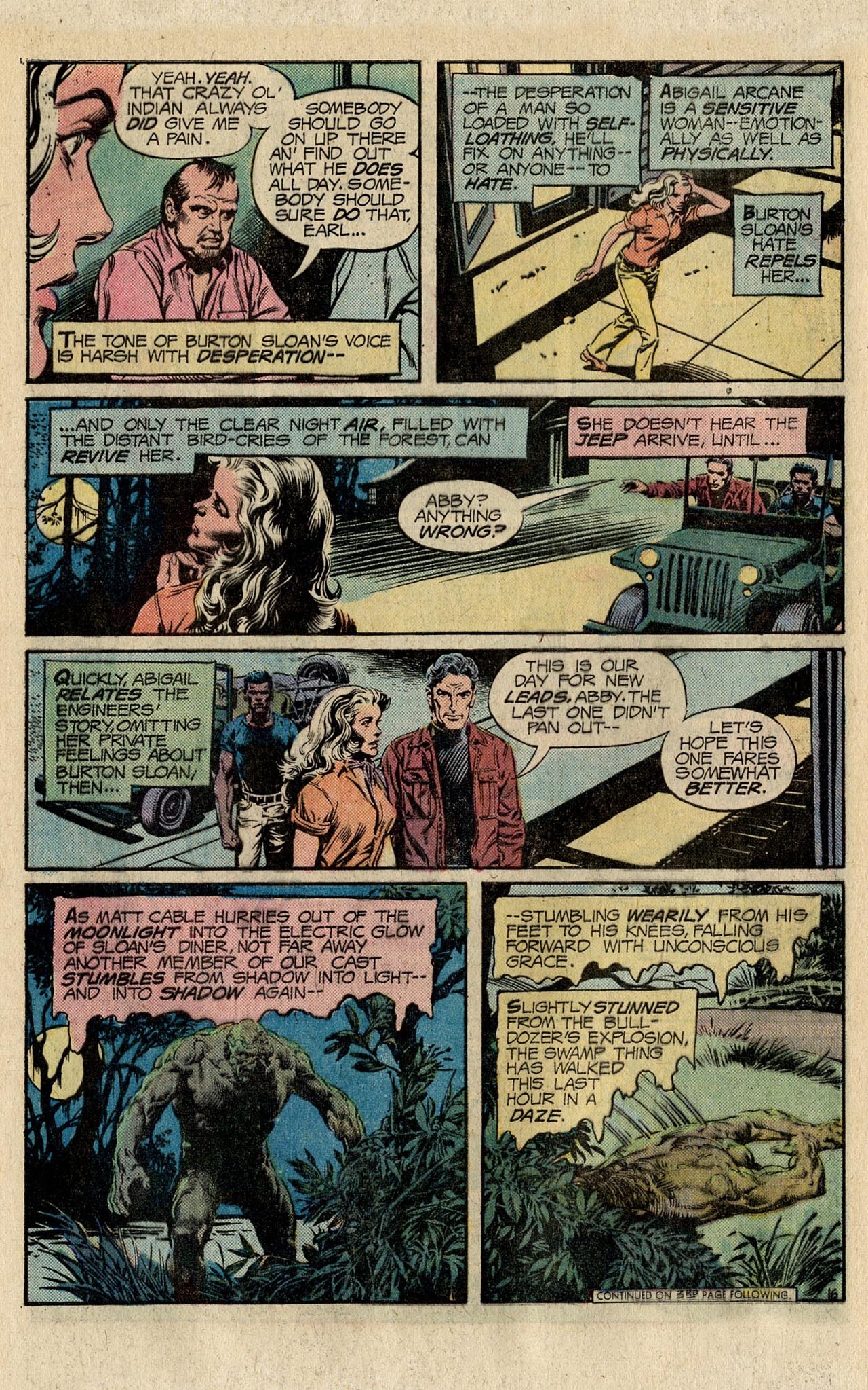 Read online Swamp Thing (1972) comic -  Issue #19 - 28