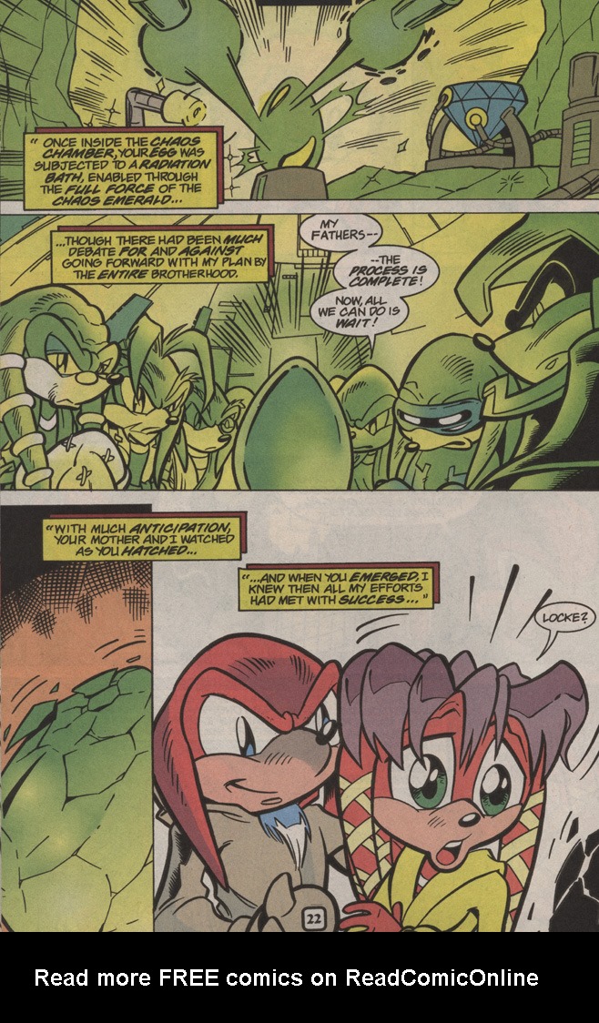 Read online Knuckles the Echidna comic -  Issue #25 - 28