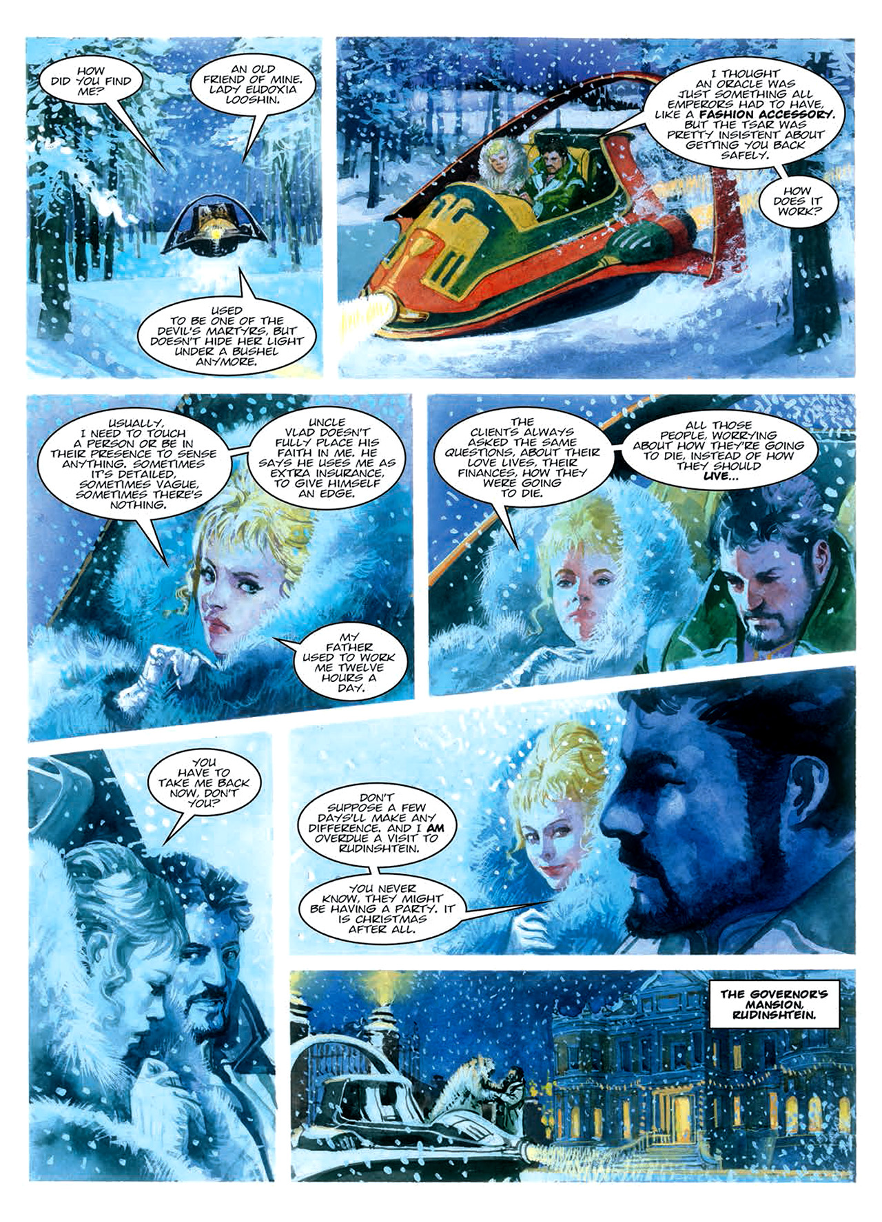 Read online Nikolai Dante comic -  Issue # TPB 8 - 184