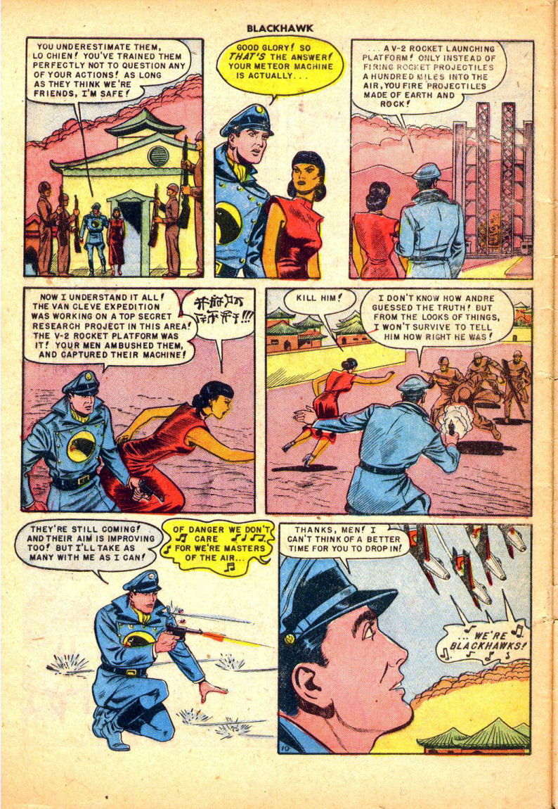 Read online Blackhawk (1957) comic -  Issue #30 - 32