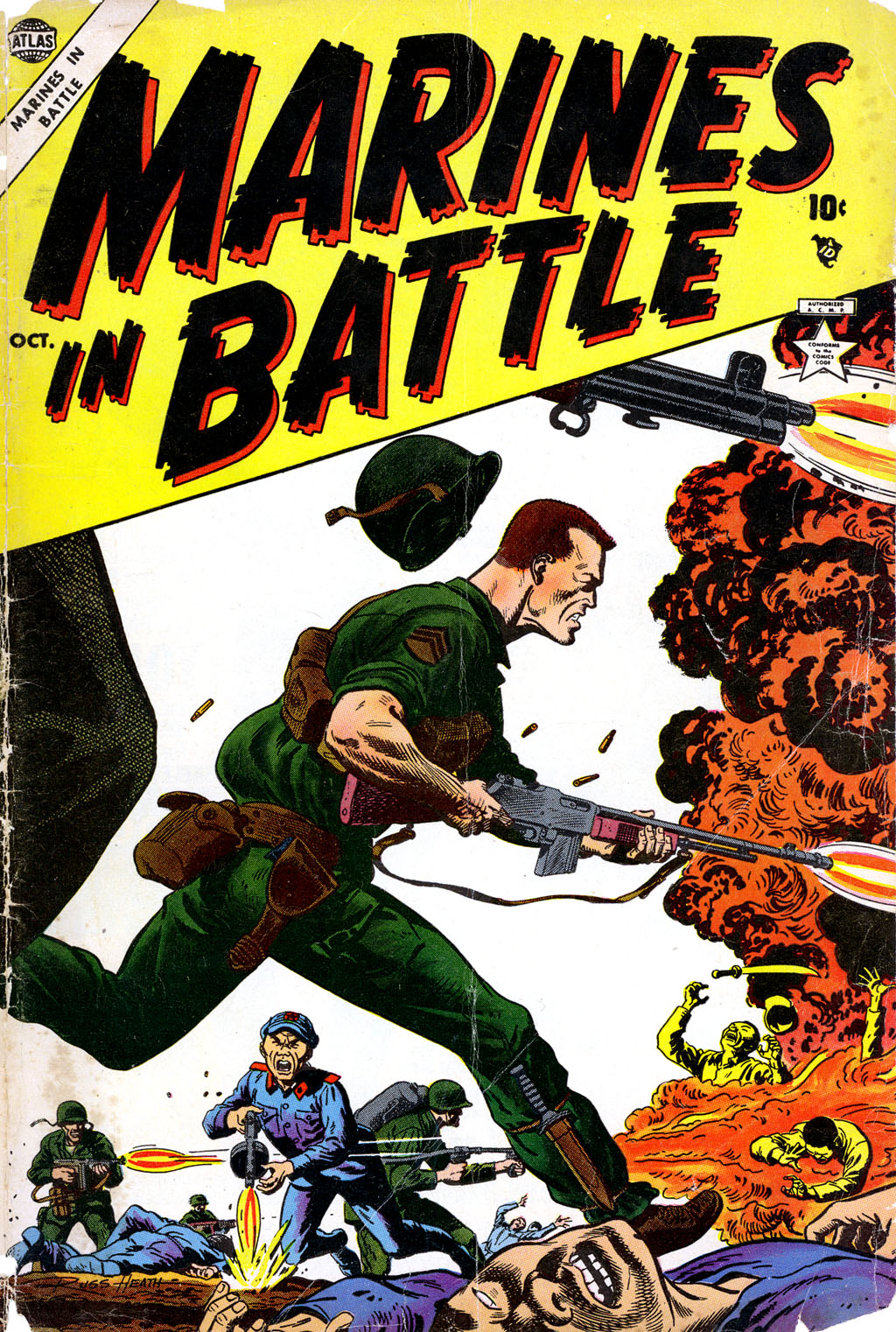 Read online Marines in Battle comic -  Issue #2 - 1