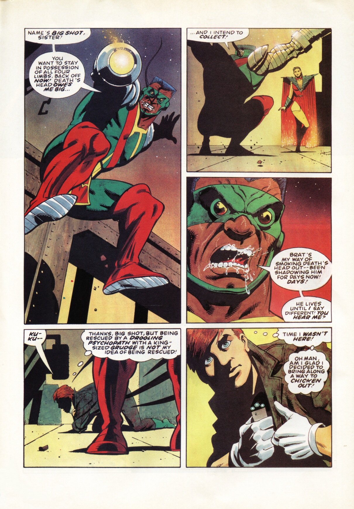 Read online Marvel Graphic Novel comic -  Issue #2 Death's Head - The Body In Question - 21
