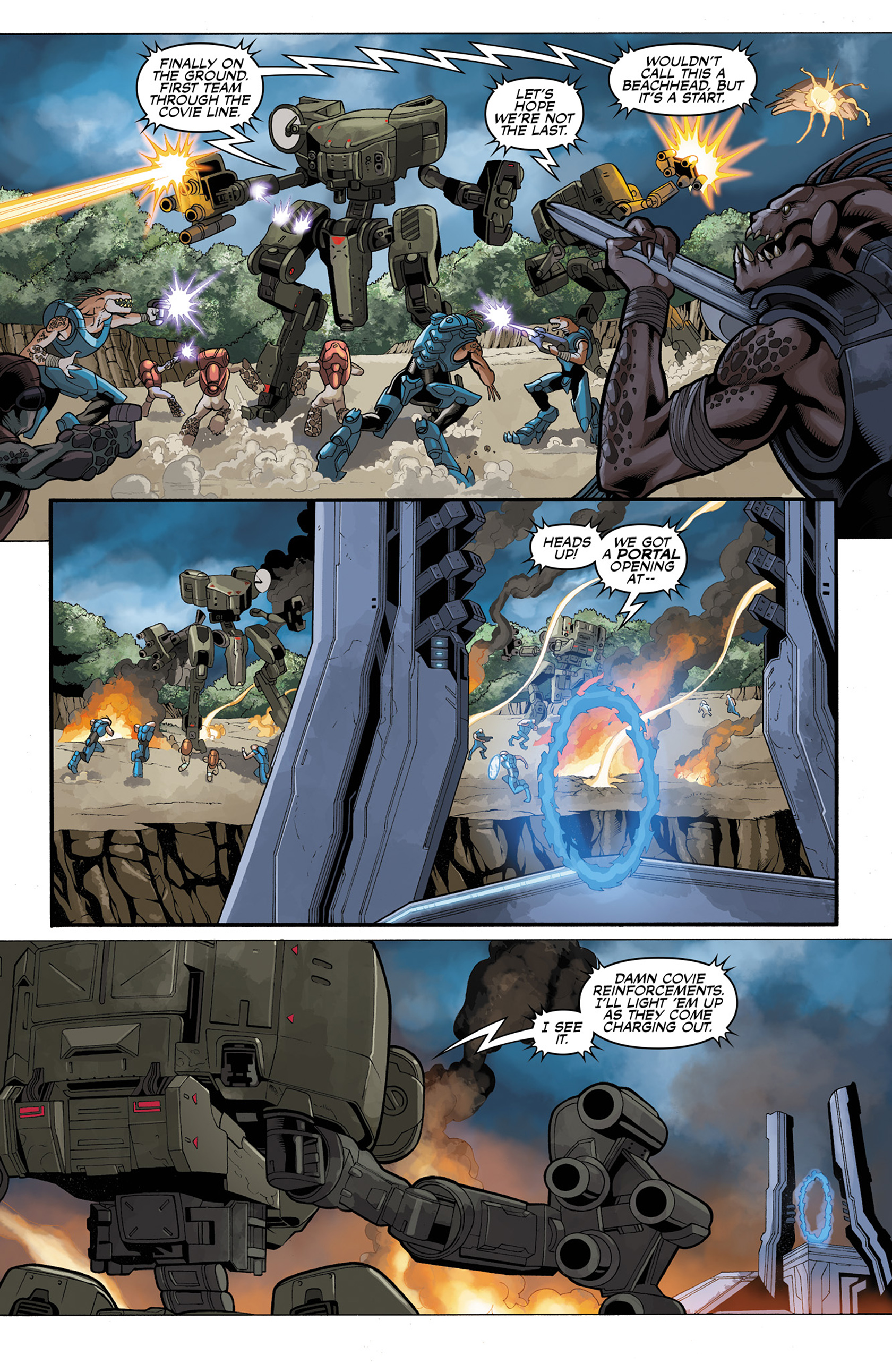 Read online Halo: Escalation comic -  Issue #15 - 19