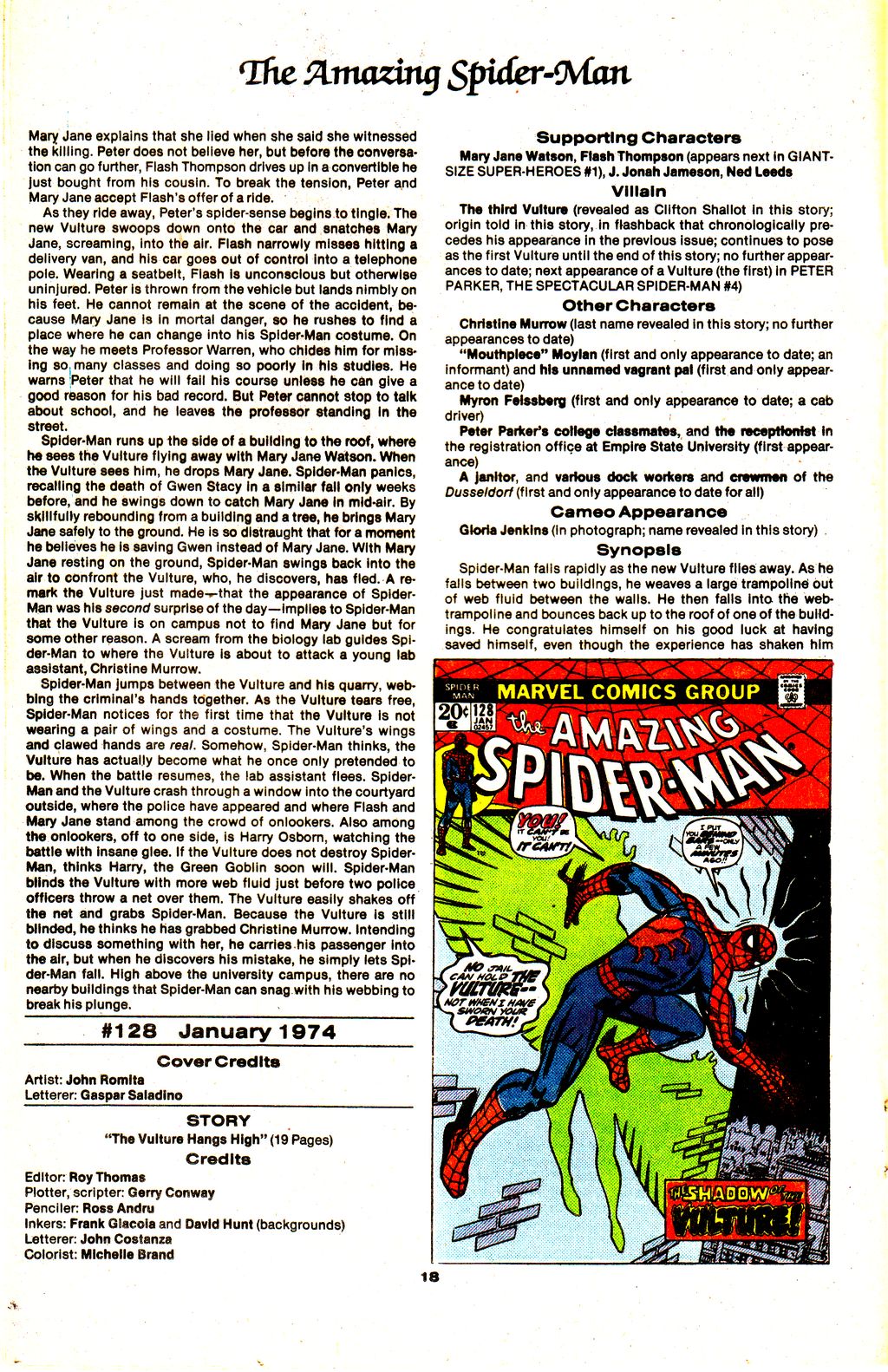 Read online The Official Marvel Index to The Amazing Spider-Man comic -  Issue #5 - 20
