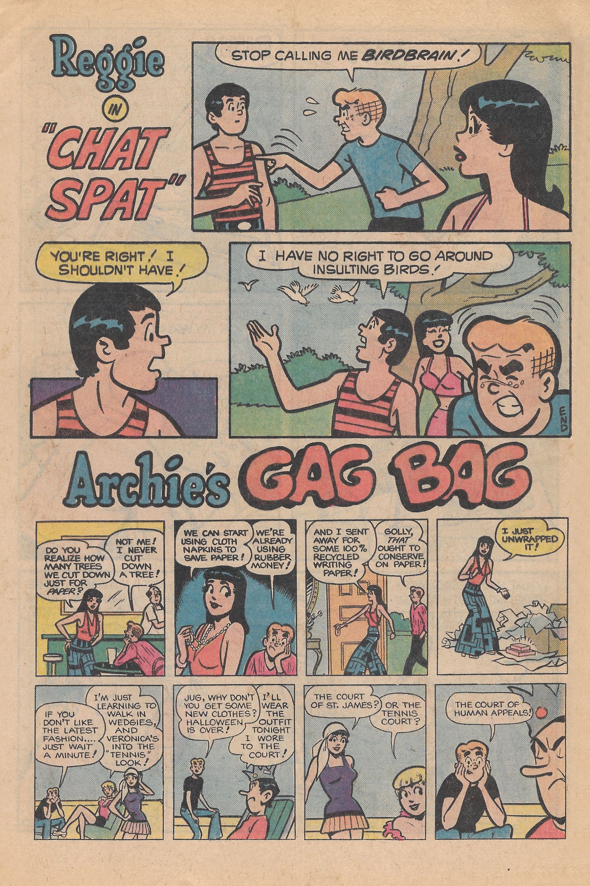 Read online Reggie and Me (1966) comic -  Issue #99 - 8