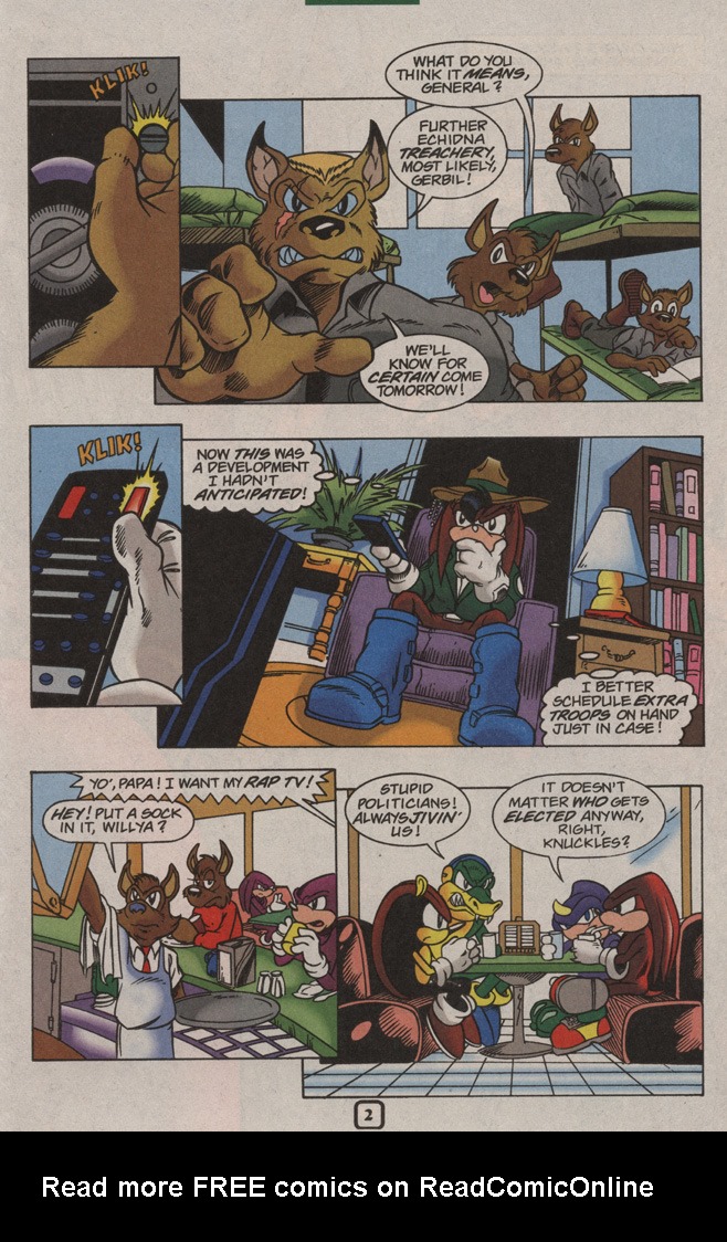 Read online Knuckles the Echidna comic -  Issue #23 - 5